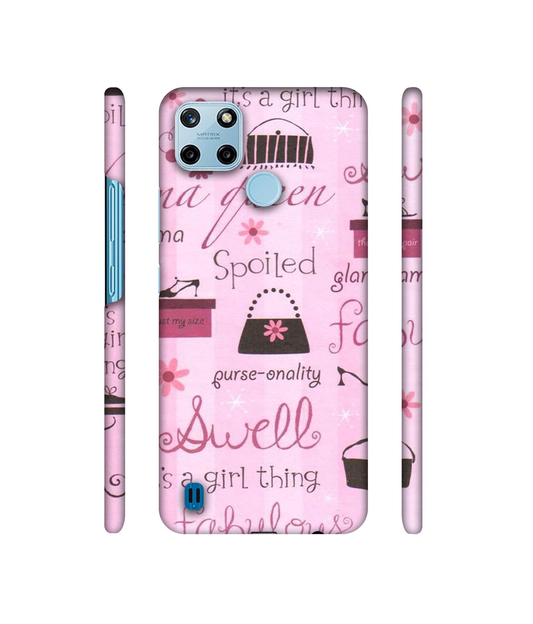 Its A Girl Thing Designer Hard Back Cover for Realme C25Y 4G