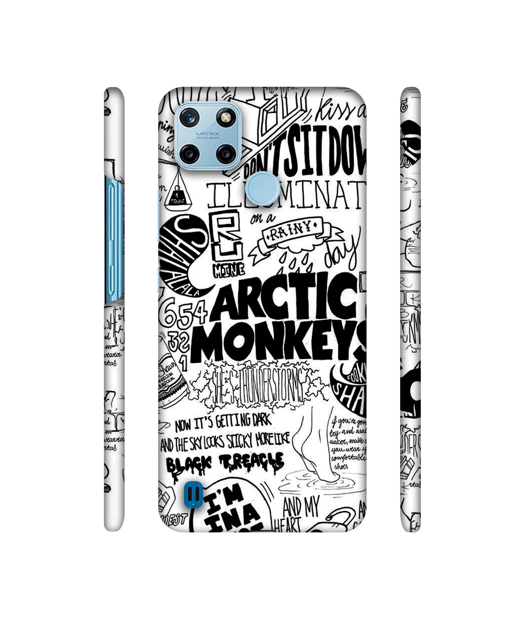 Arctic Monkeys Pattern Designer Hard Back Cover for Realme C25Y 4G
