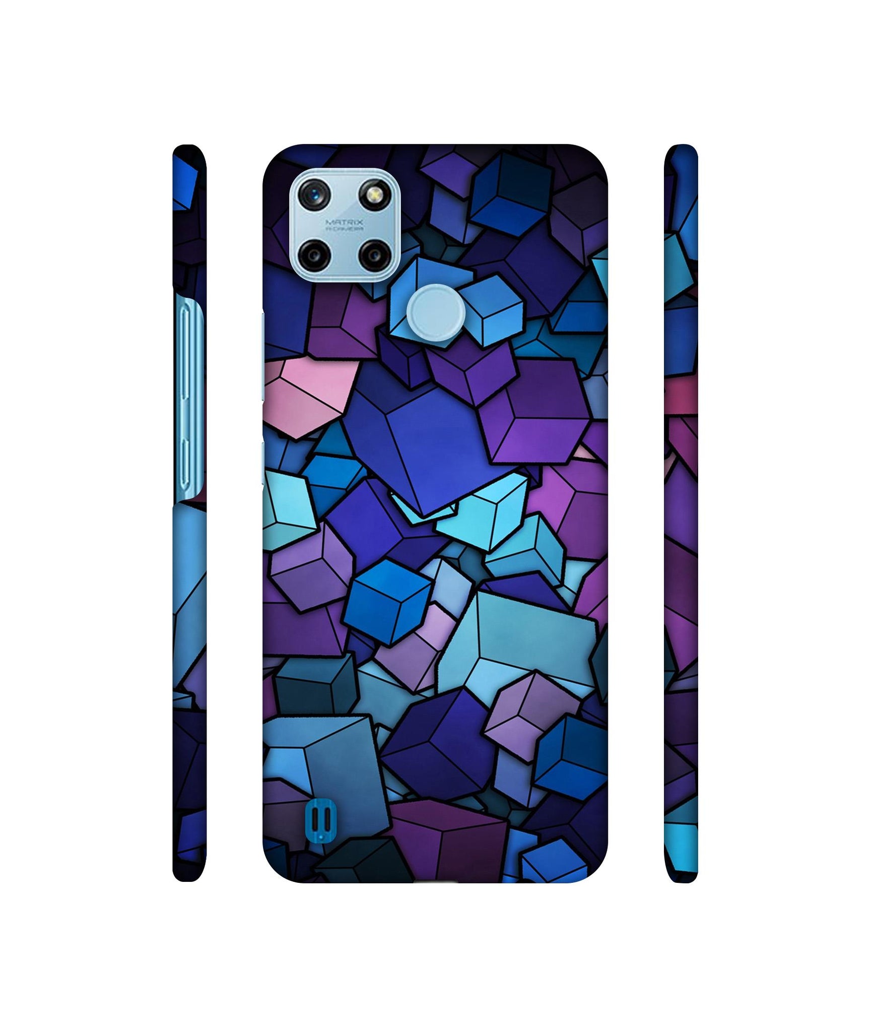 Color Box Designer Hard Back Cover for Realme C25Y 4G