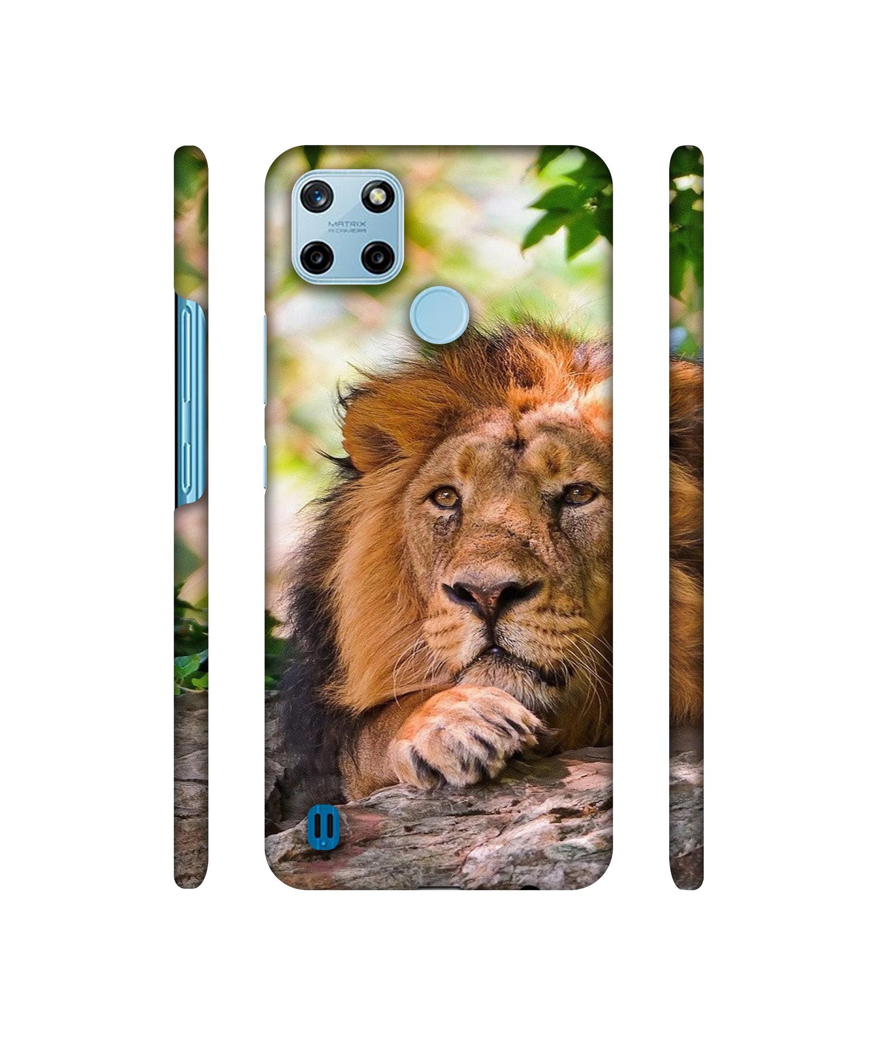 Tiger Pattern Print Designer Hard Back Cover for Realme C25Y 4G