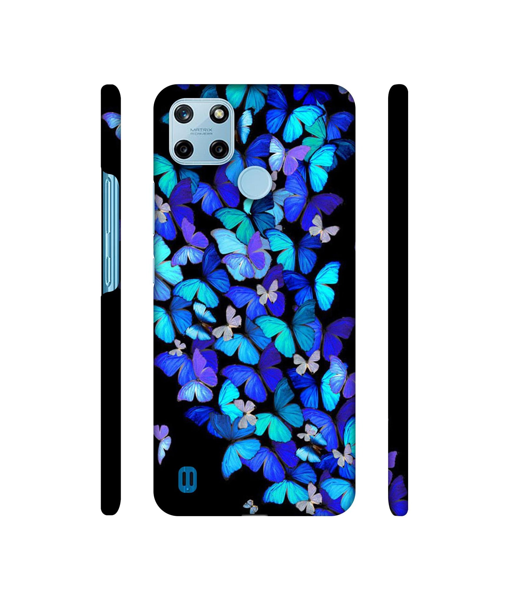 Butterfly Pattern Designer Hard Back Cover for Realme C25Y 4G