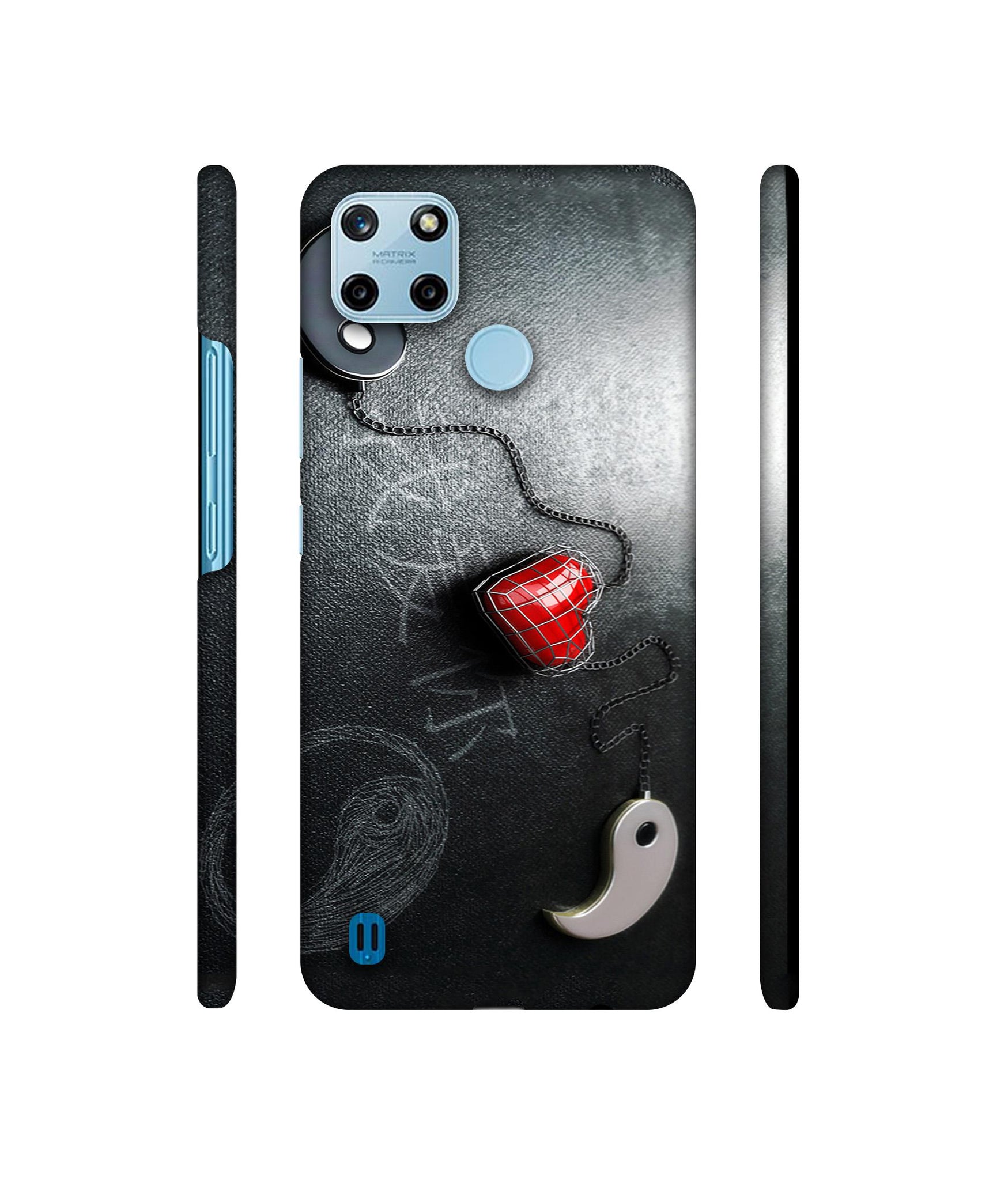 Chinnese Yin and Yang Designer Hard Back Cover for Realme C25Y 4G