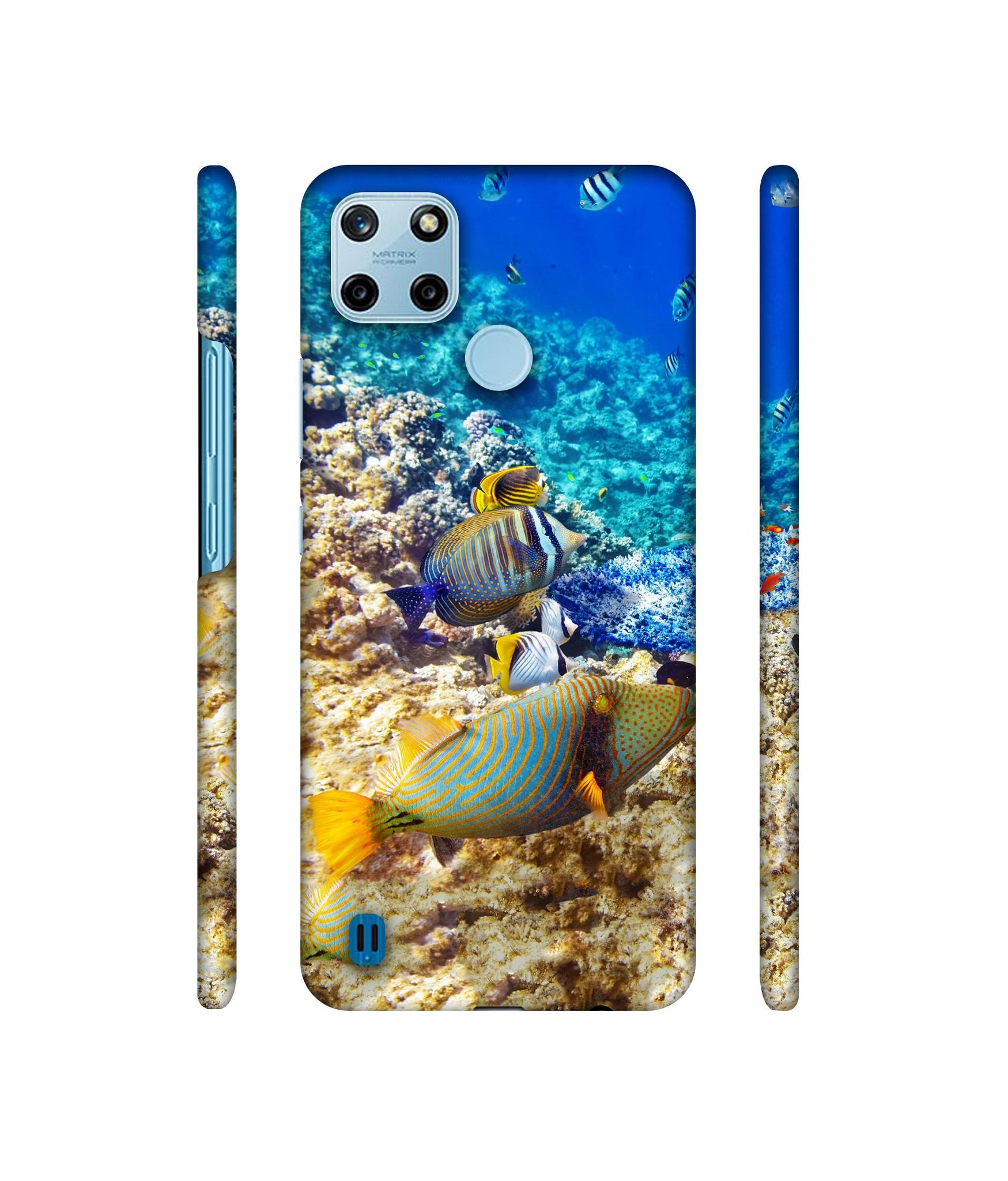 Underwater World Designer Hard Back Cover for Realme C25Y 4G