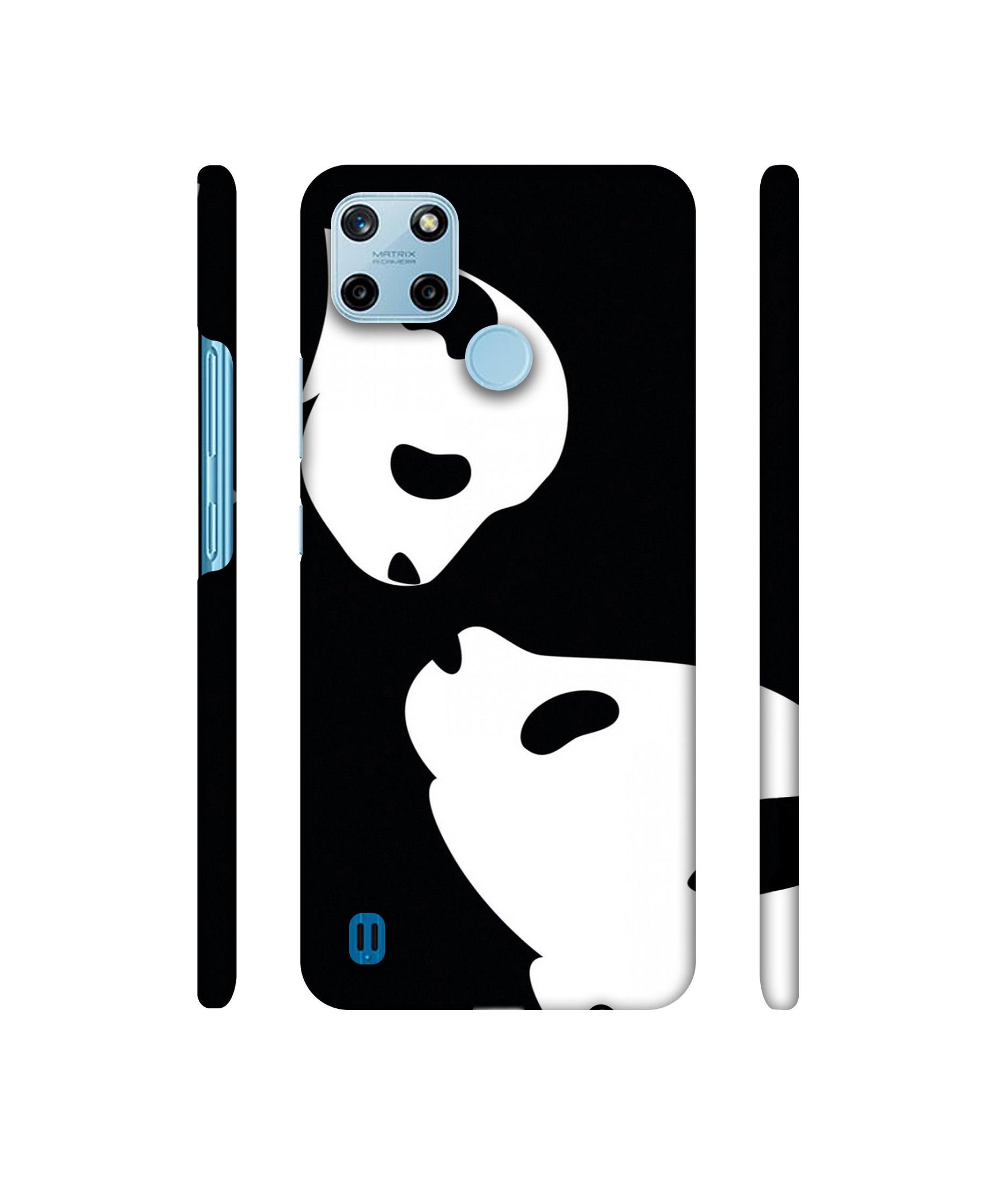 Panda Drawing Designer Hard Back Cover for Realme C25Y 4G