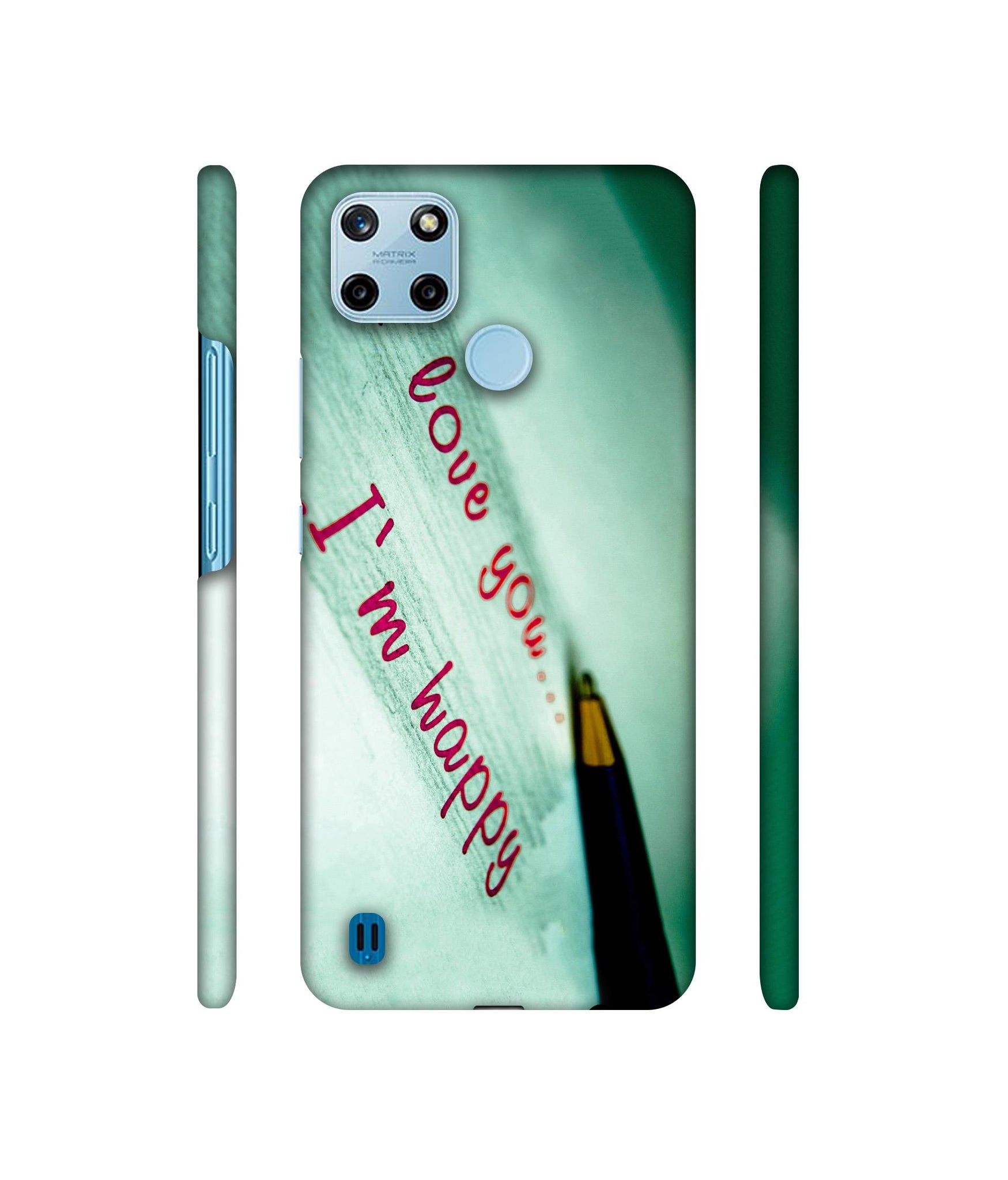 Love Quote Designer Hard Back Cover for Realme C25Y 4G