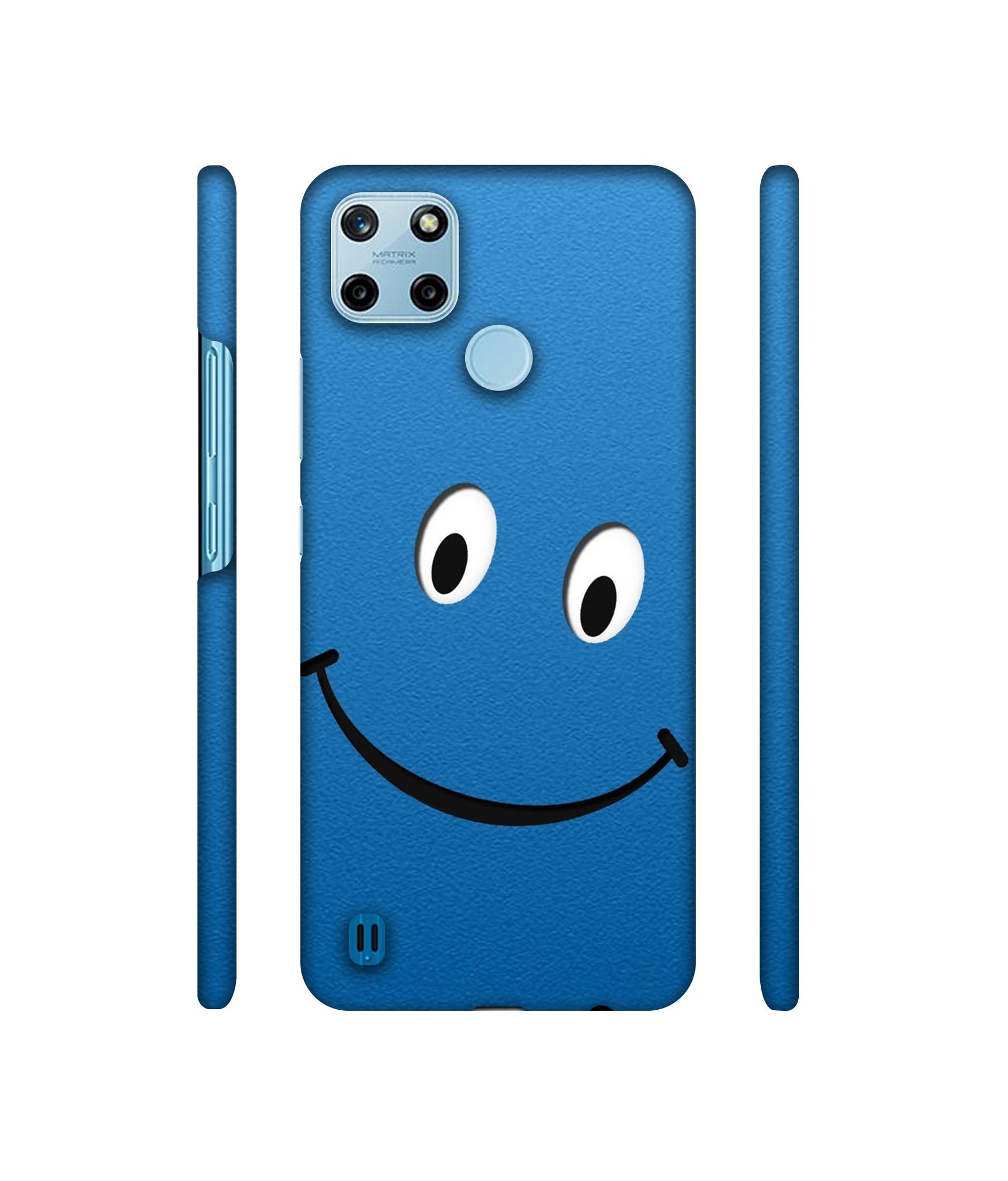 Smile Face Designer Hard Back Cover for Realme C25Y 4G