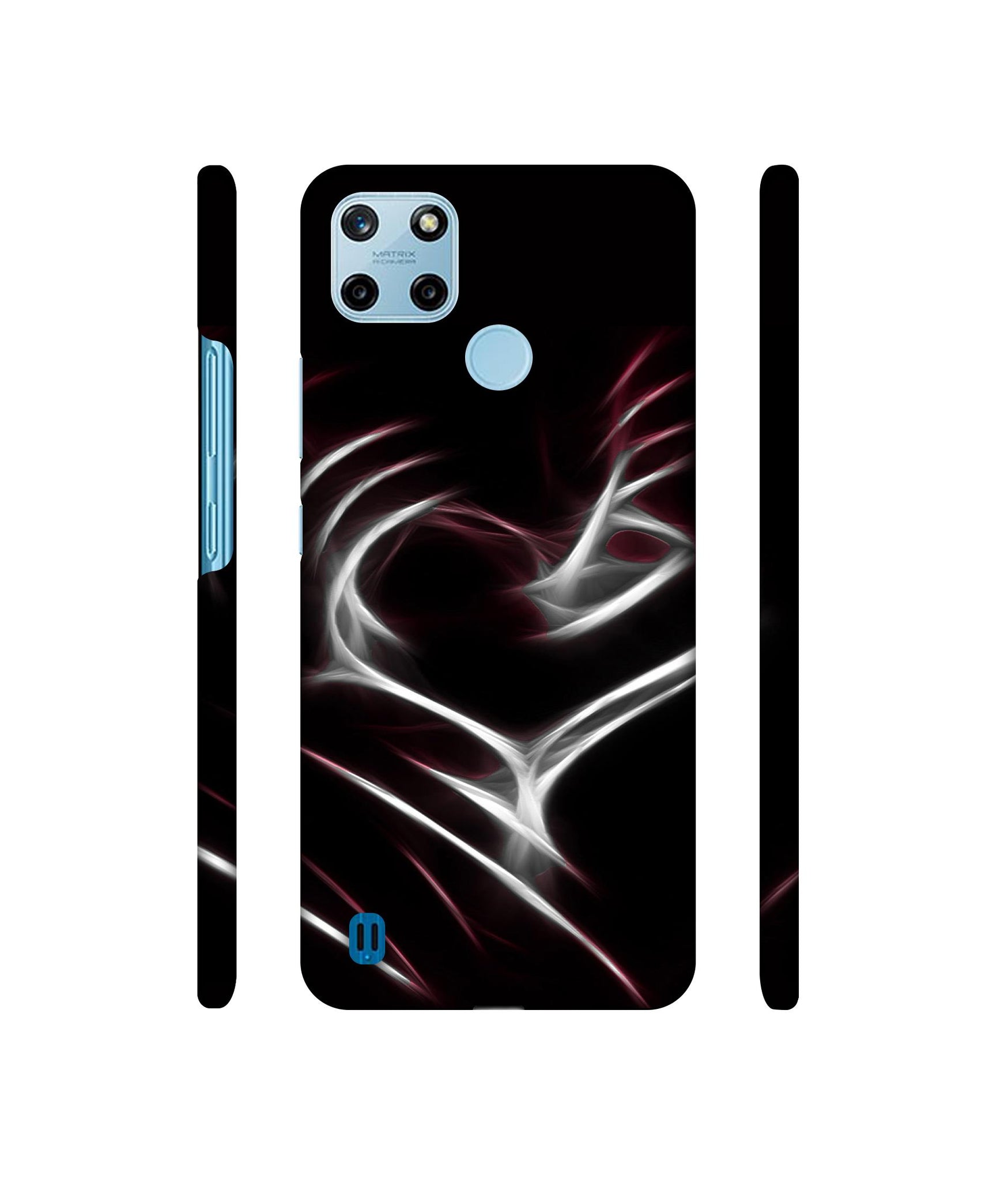 Heart Line Designer Hard Back Cover for Realme C25Y 4G