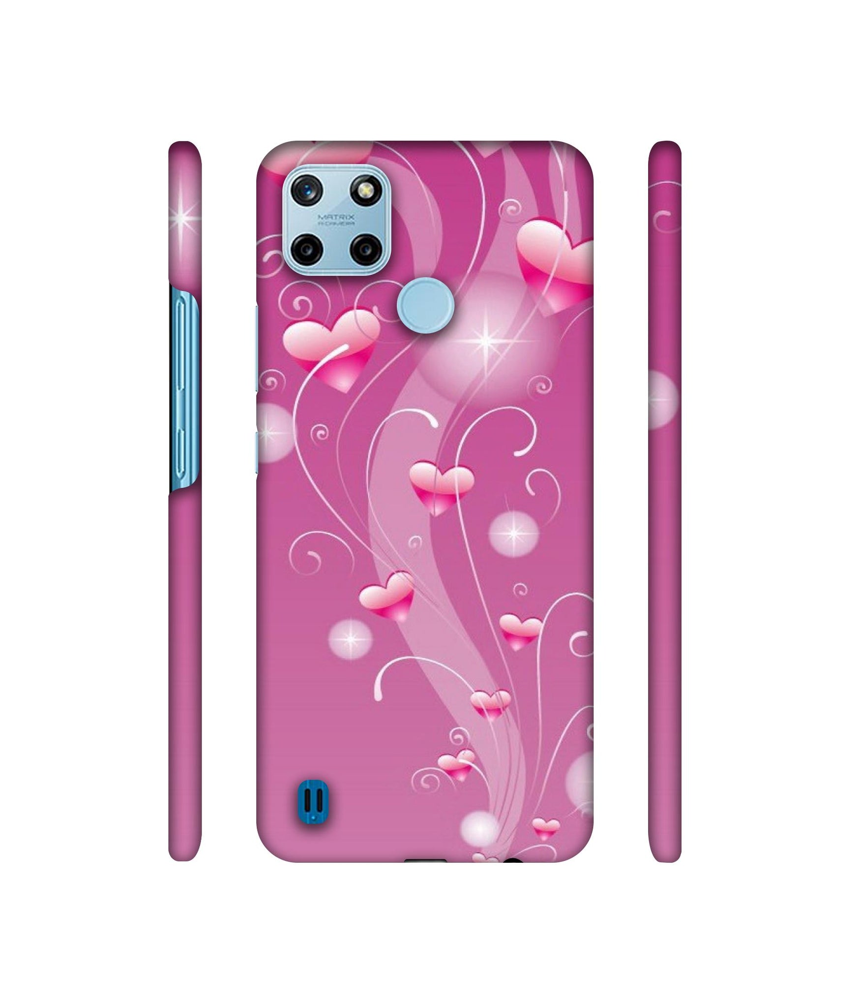 Tea White Designer Hard Back Cover for Realme C25Y 4G