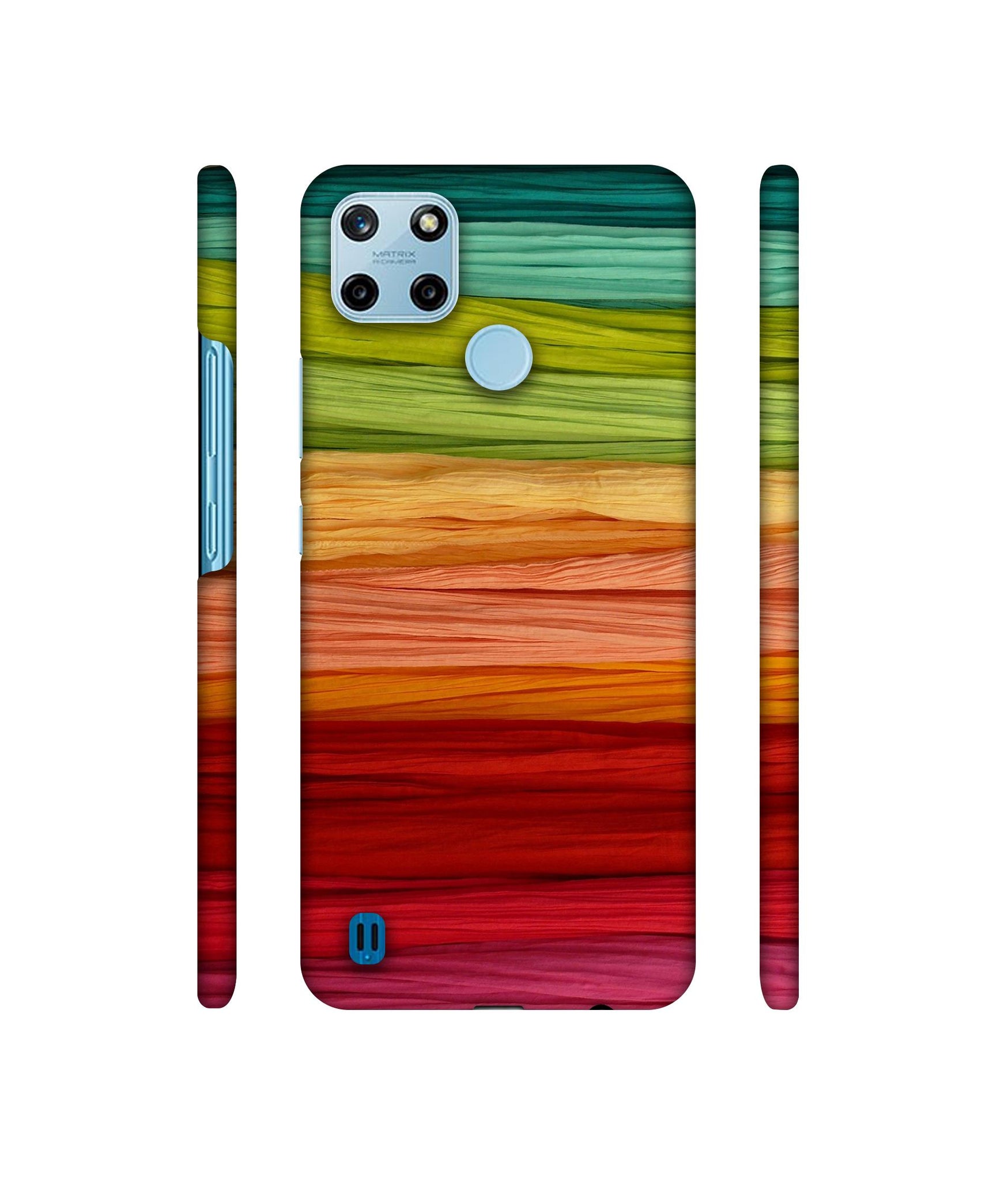 Colorful Thread Designer Hard Back Cover for Realme C25Y 4G
