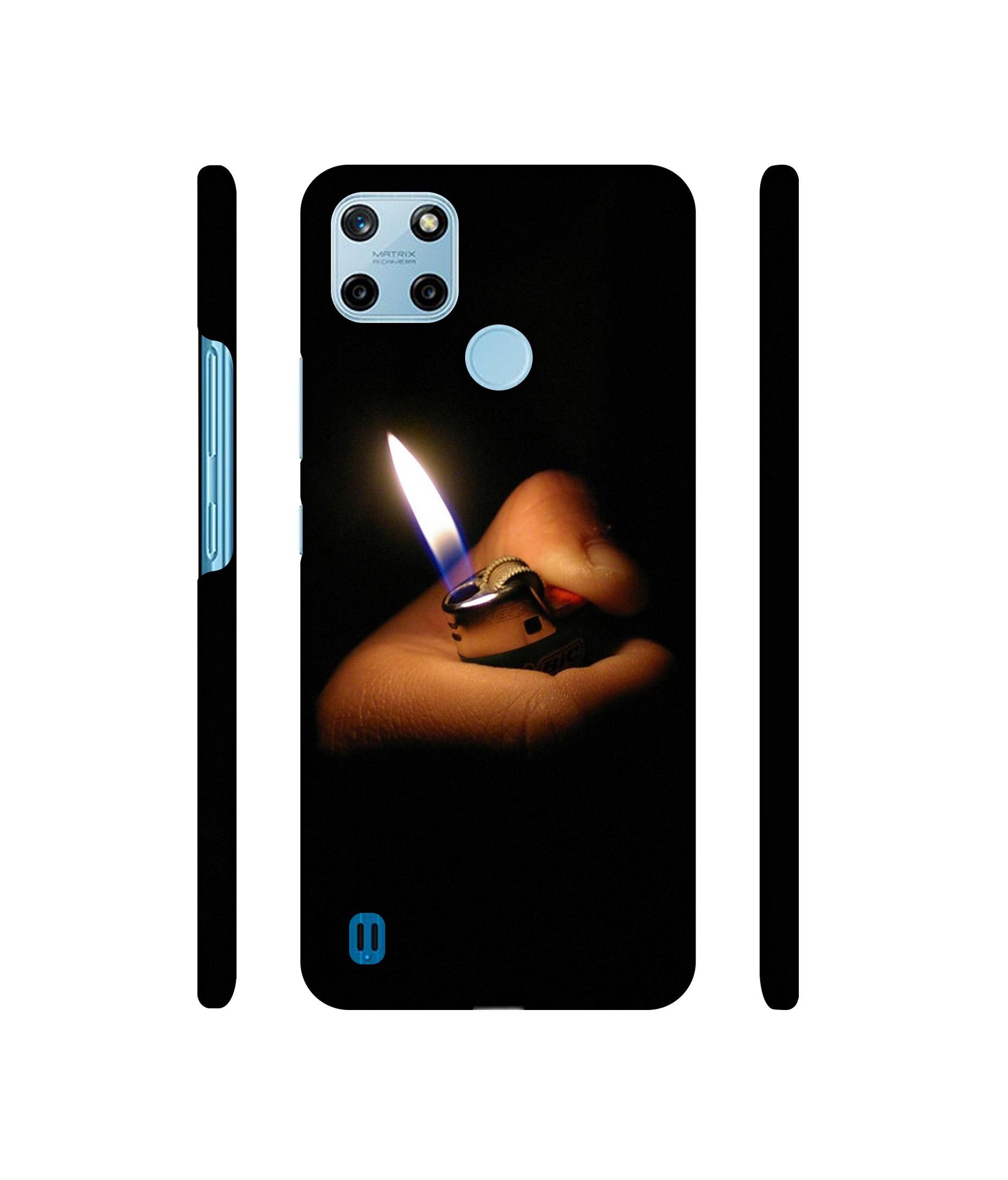 Lighter Flames Designer Hard Back Cover for Realme C25Y 4G