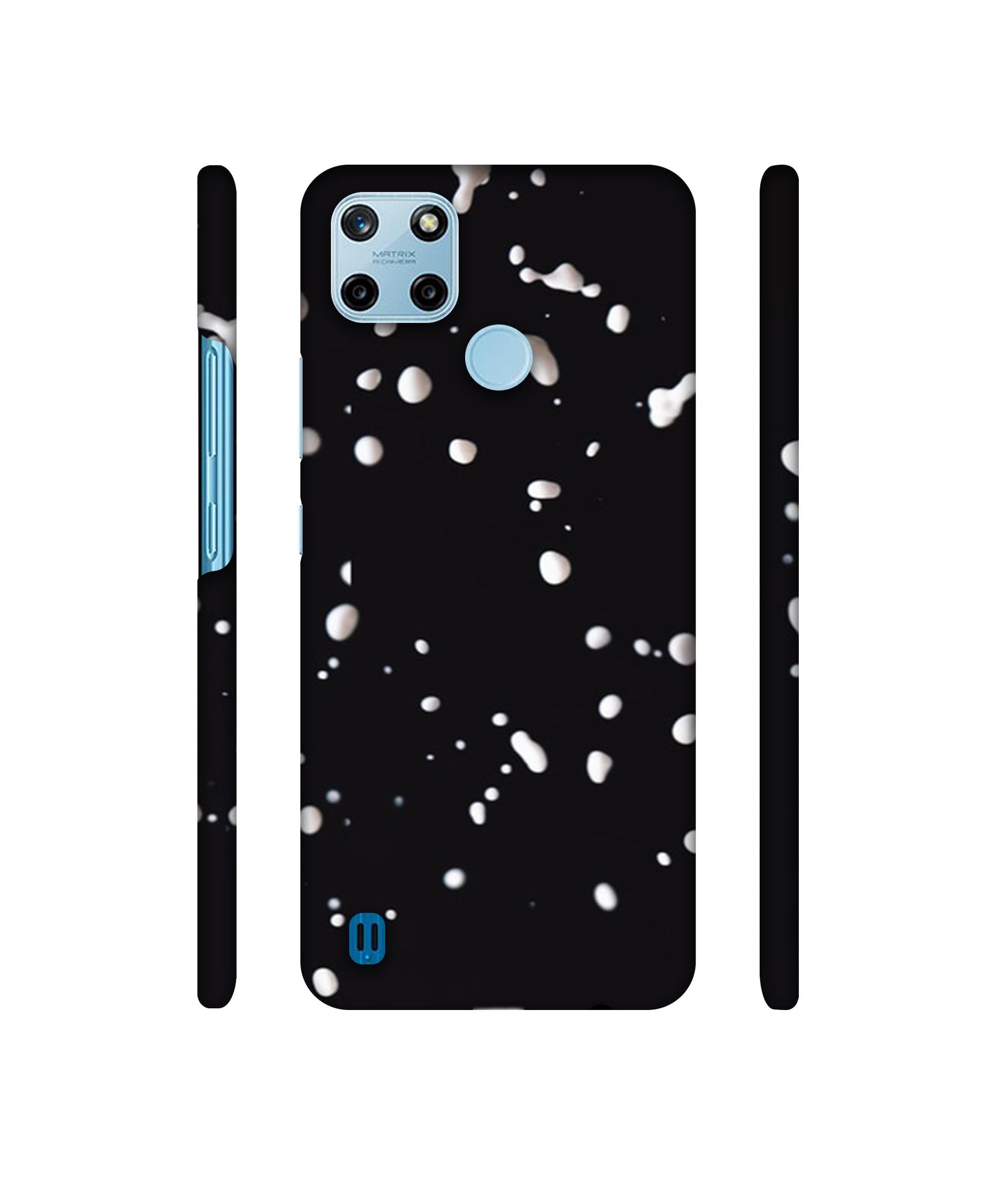 Milk Splash Designer Hard Back Cover for Realme C25Y 4G