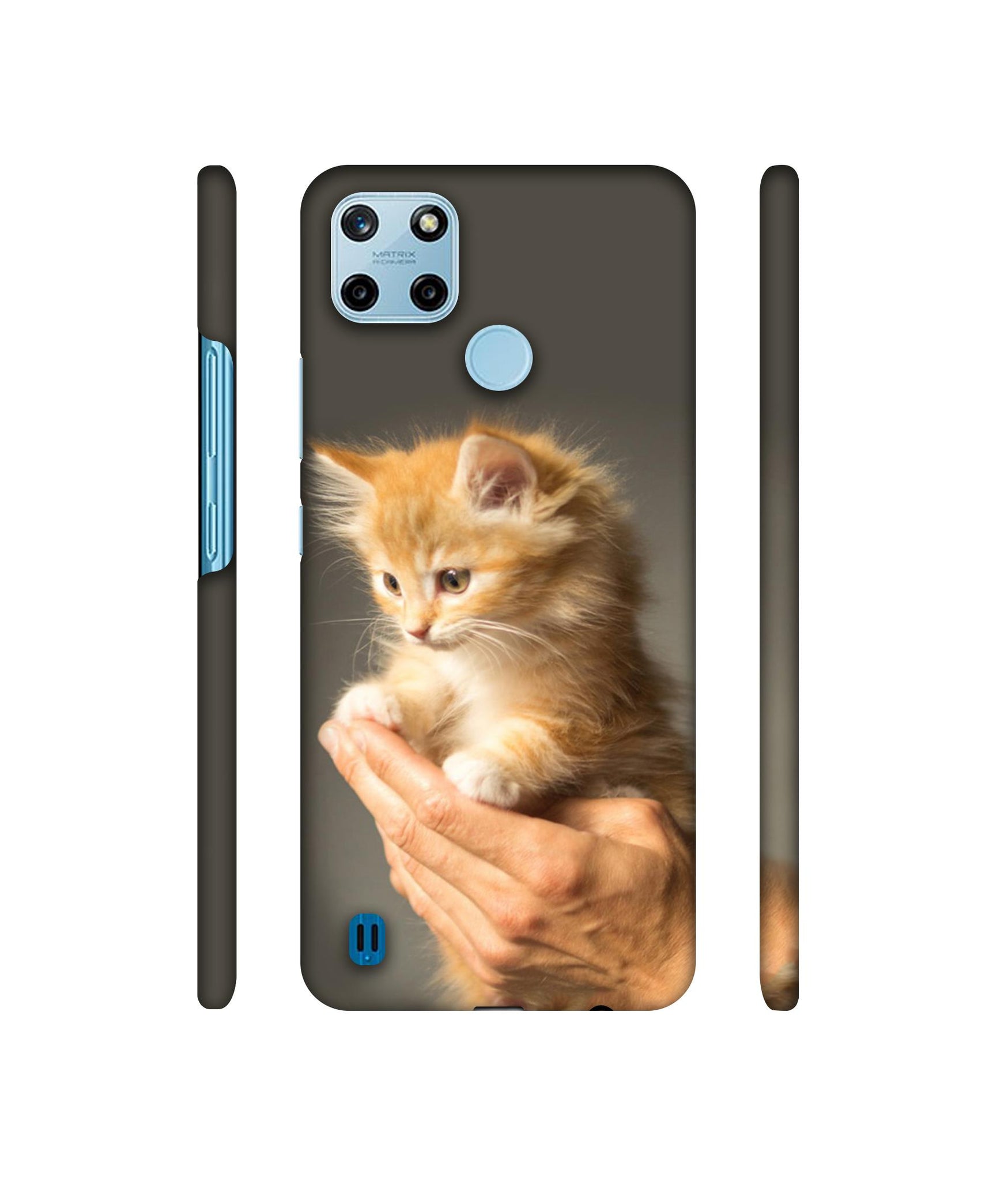 Cute Kitten Designer Hard Back Cover for Realme C25Y 4G