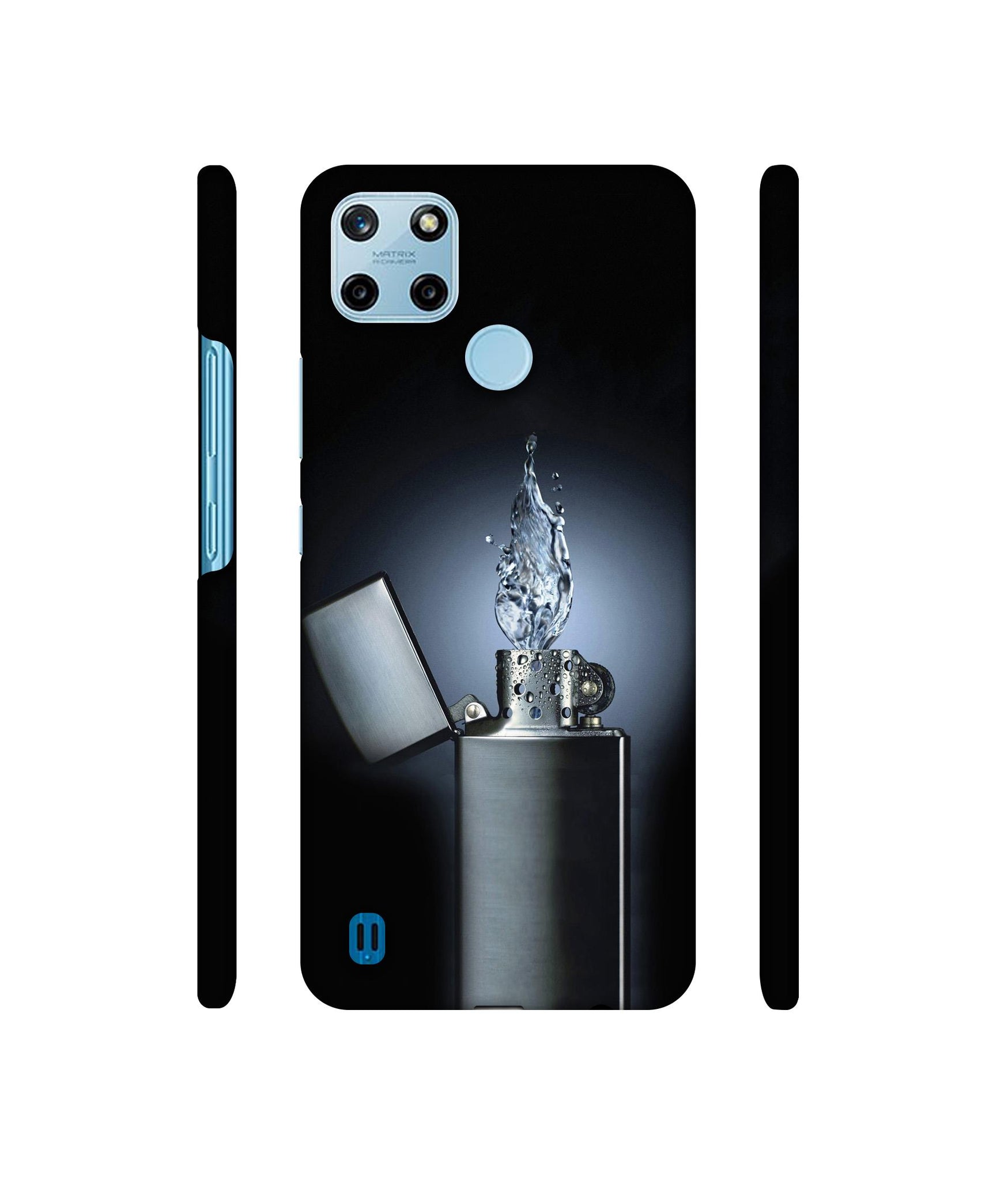 Water Lighter Designer Hard Back Cover for Realme C25Y 4G