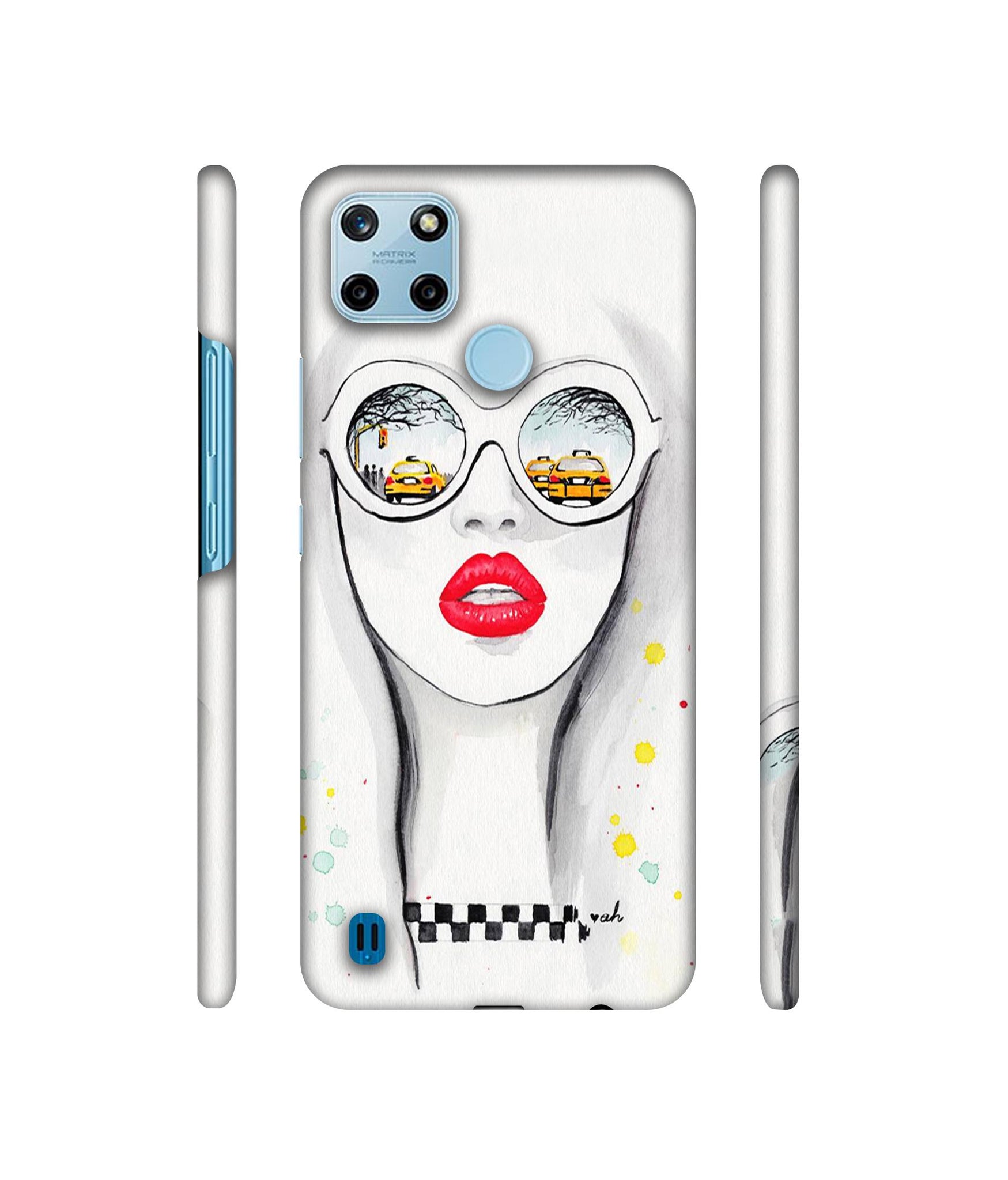 Girl Designer Hard Back Cover for Realme C25Y 4G