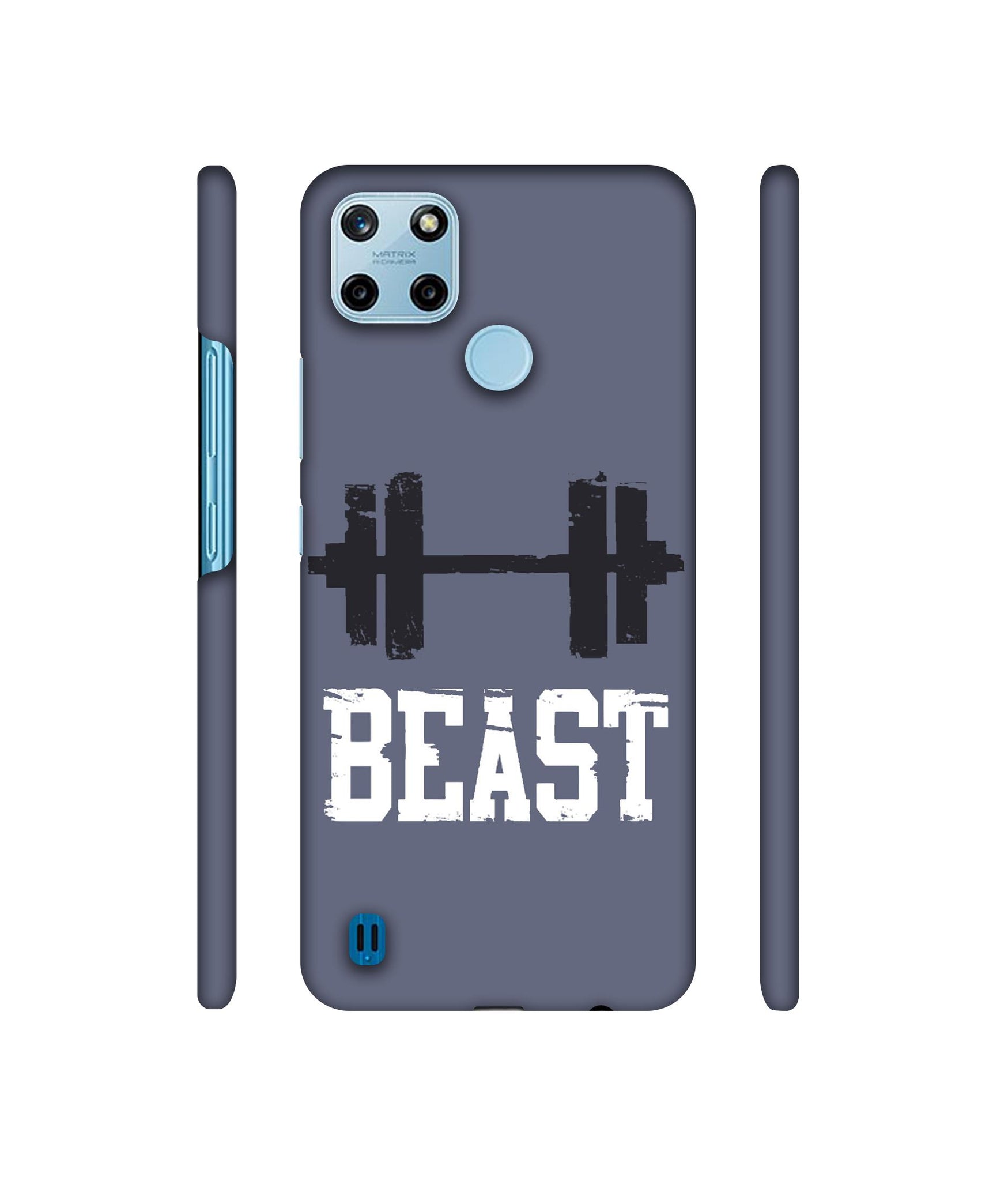 Beast Gym Designer Hard Back Cover for Realme C25Y 4G
