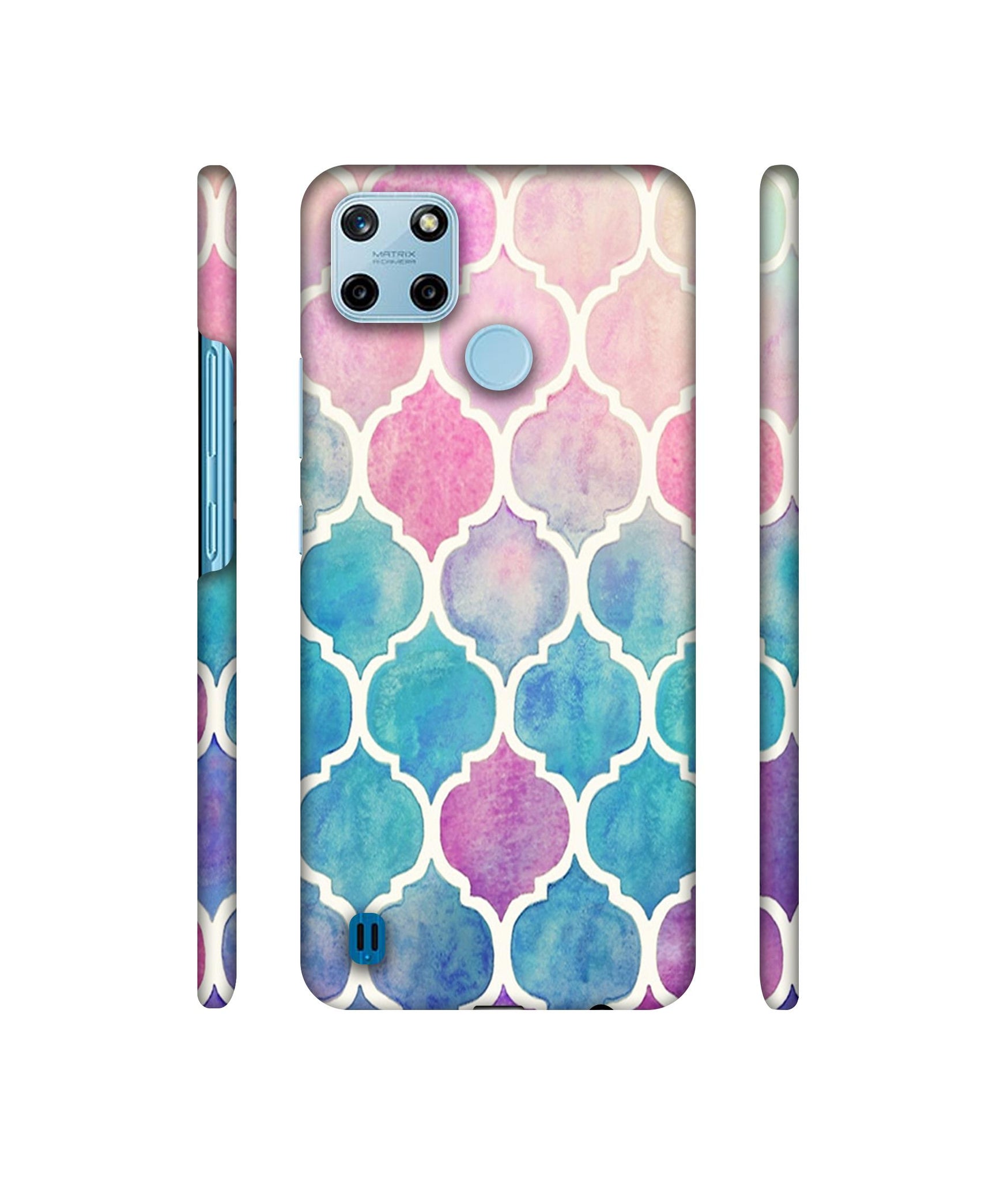 Patterns Art Designer Hard Back Cover for Realme C25Y 4G