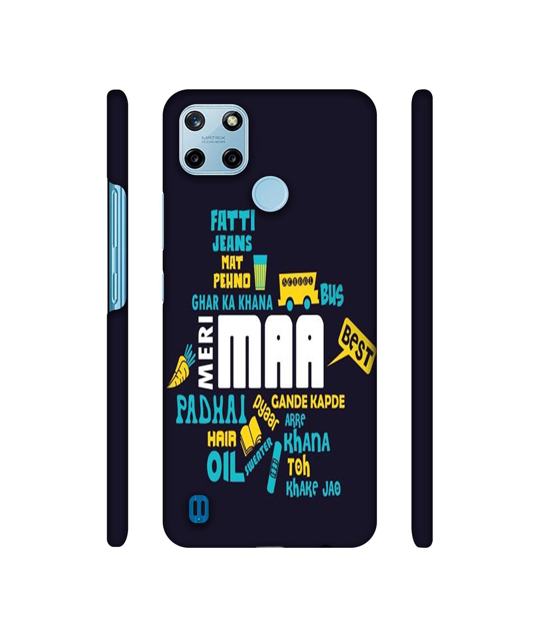 Maa Designer Hard Back Cover for Realme C25Y 4G