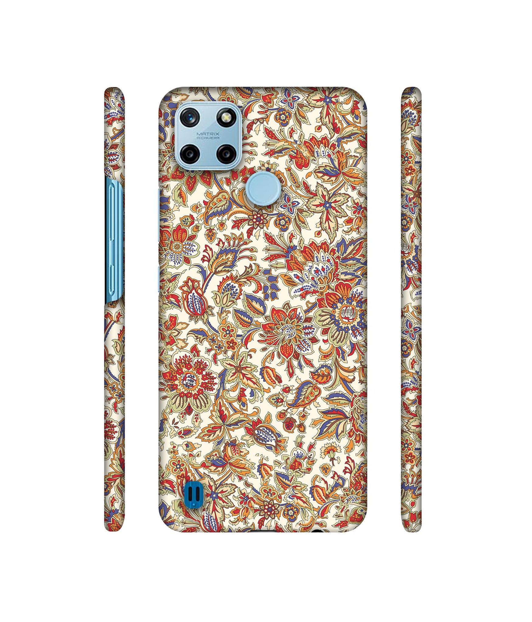 Floral Designer Hard Back Cover for Realme C25Y 4G