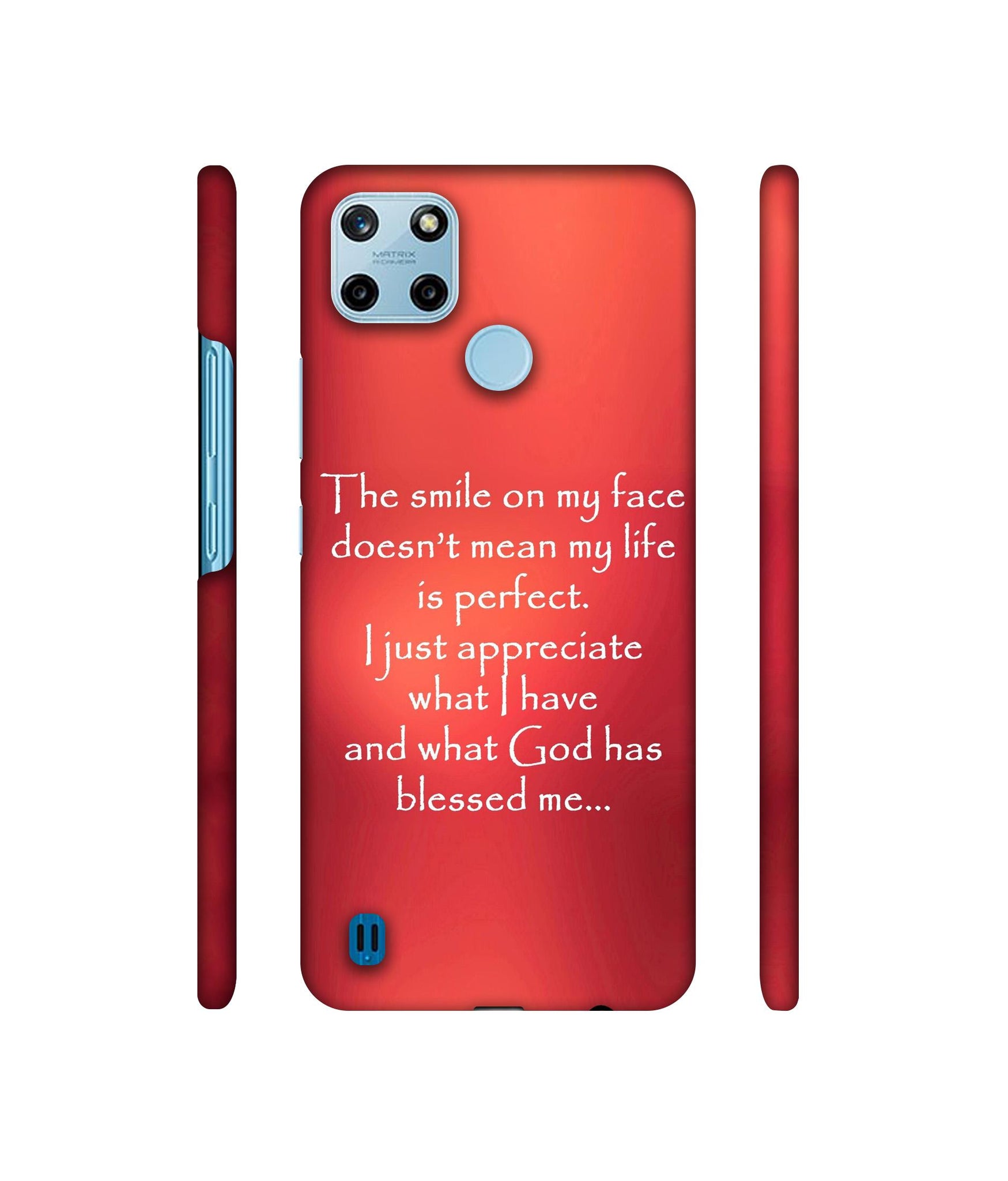 Quotes On Life Designer Hard Back Cover for Realme C25Y 4G
