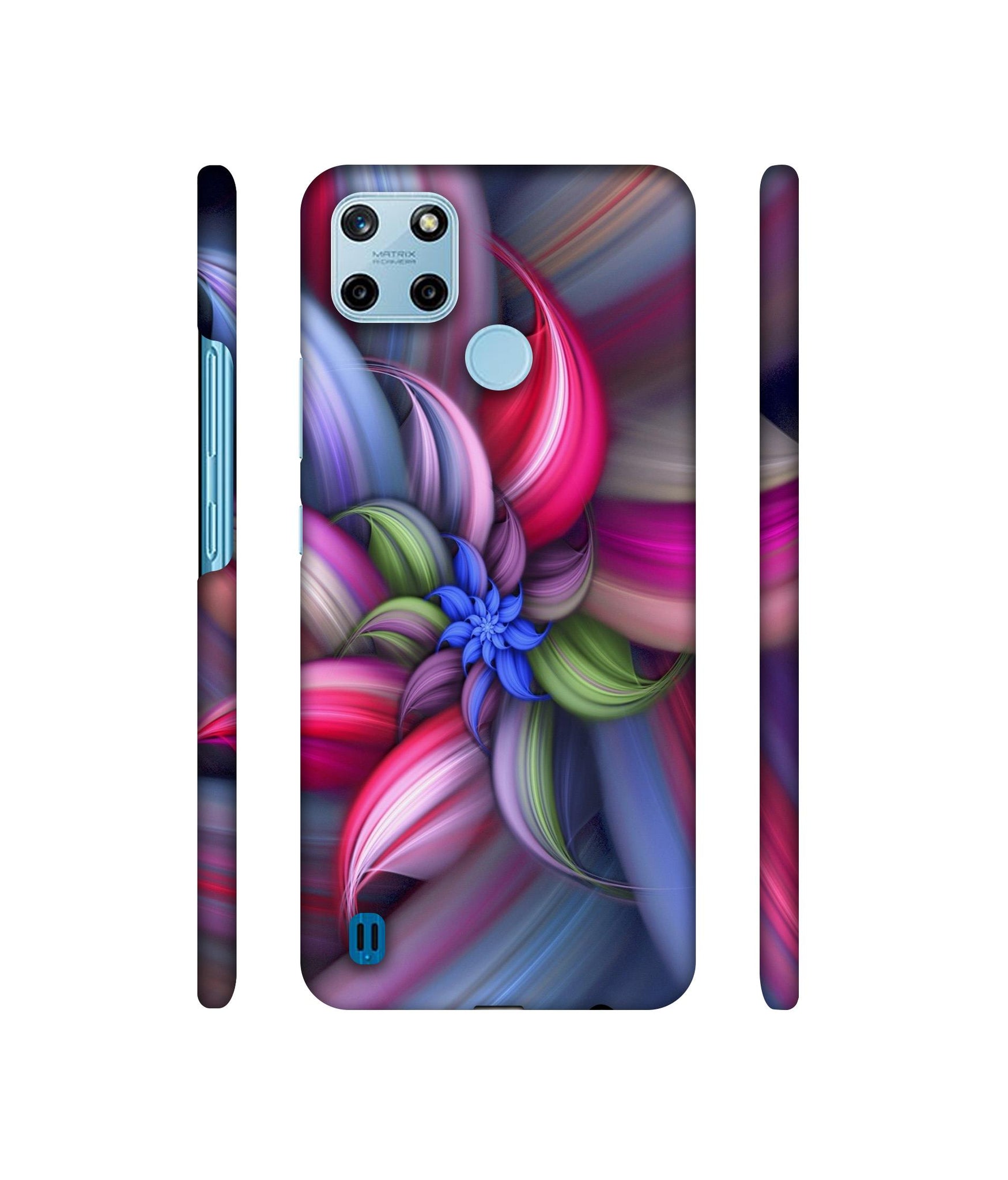 Colorful Flower Designer Hard Back Cover for Realme C25Y 4G