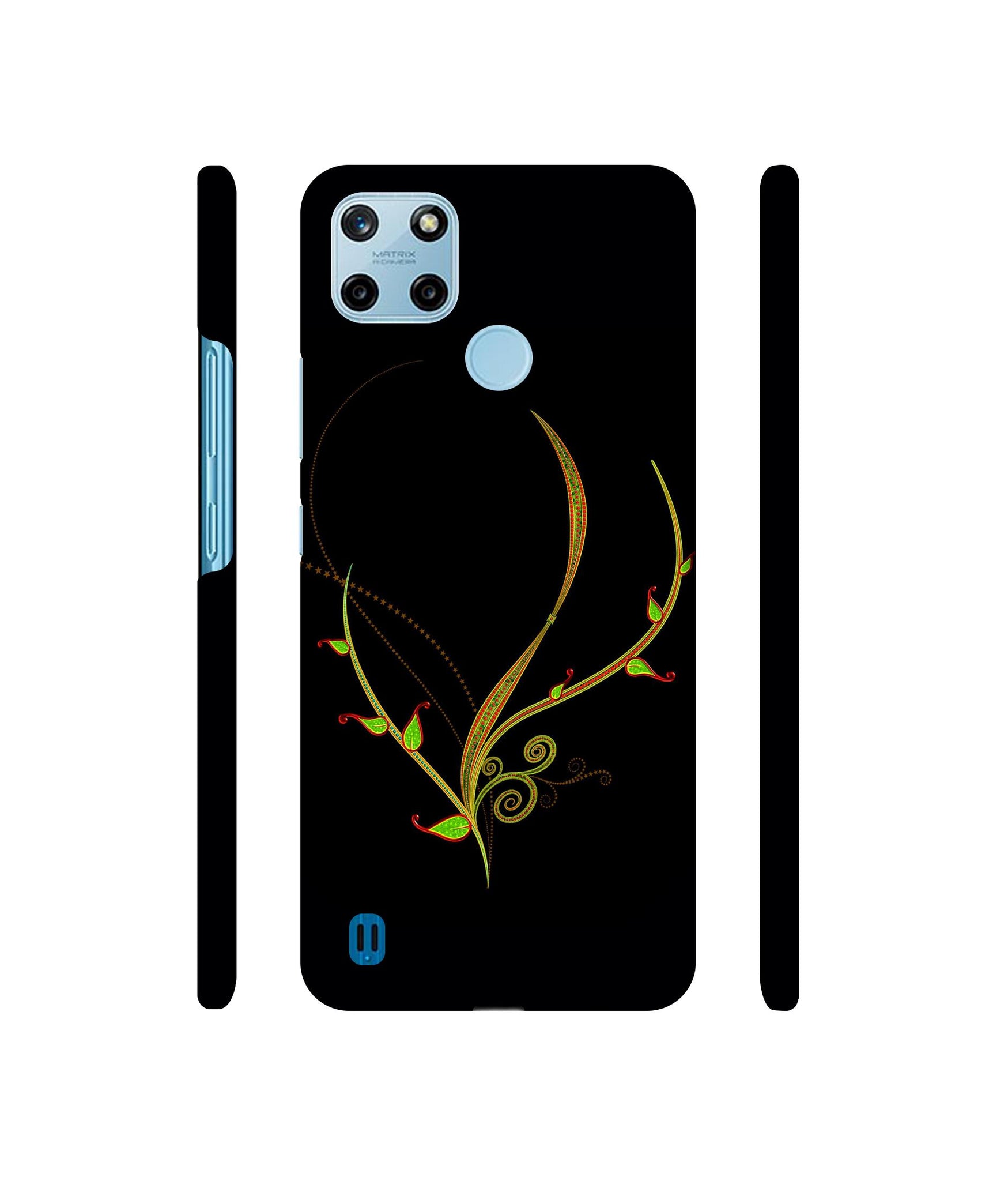 Yellow Pattern Designer Hard Back Cover for Realme C25Y 4G