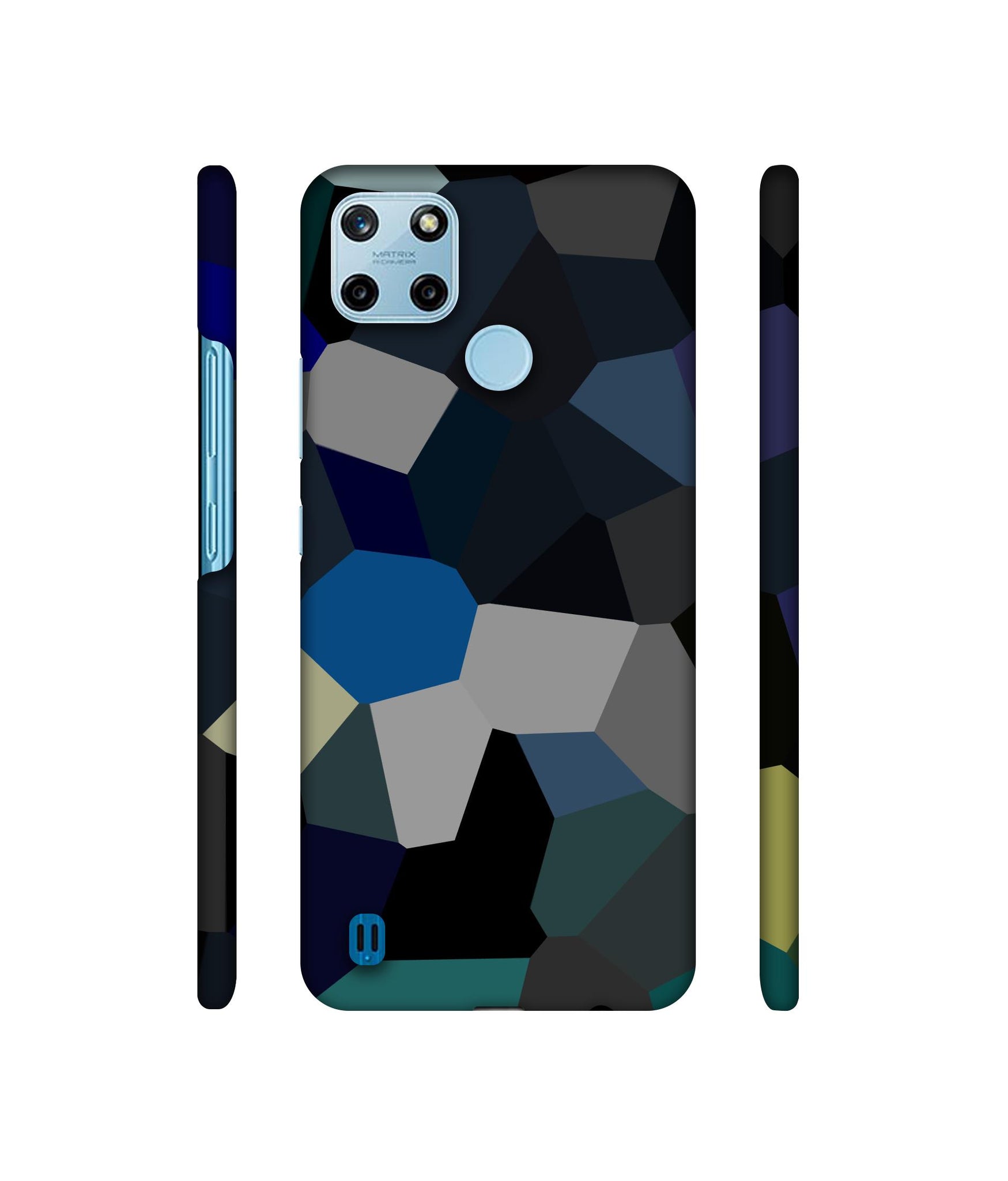Mathematical Shape Designer Hard Back Cover for Realme C25Y 4G