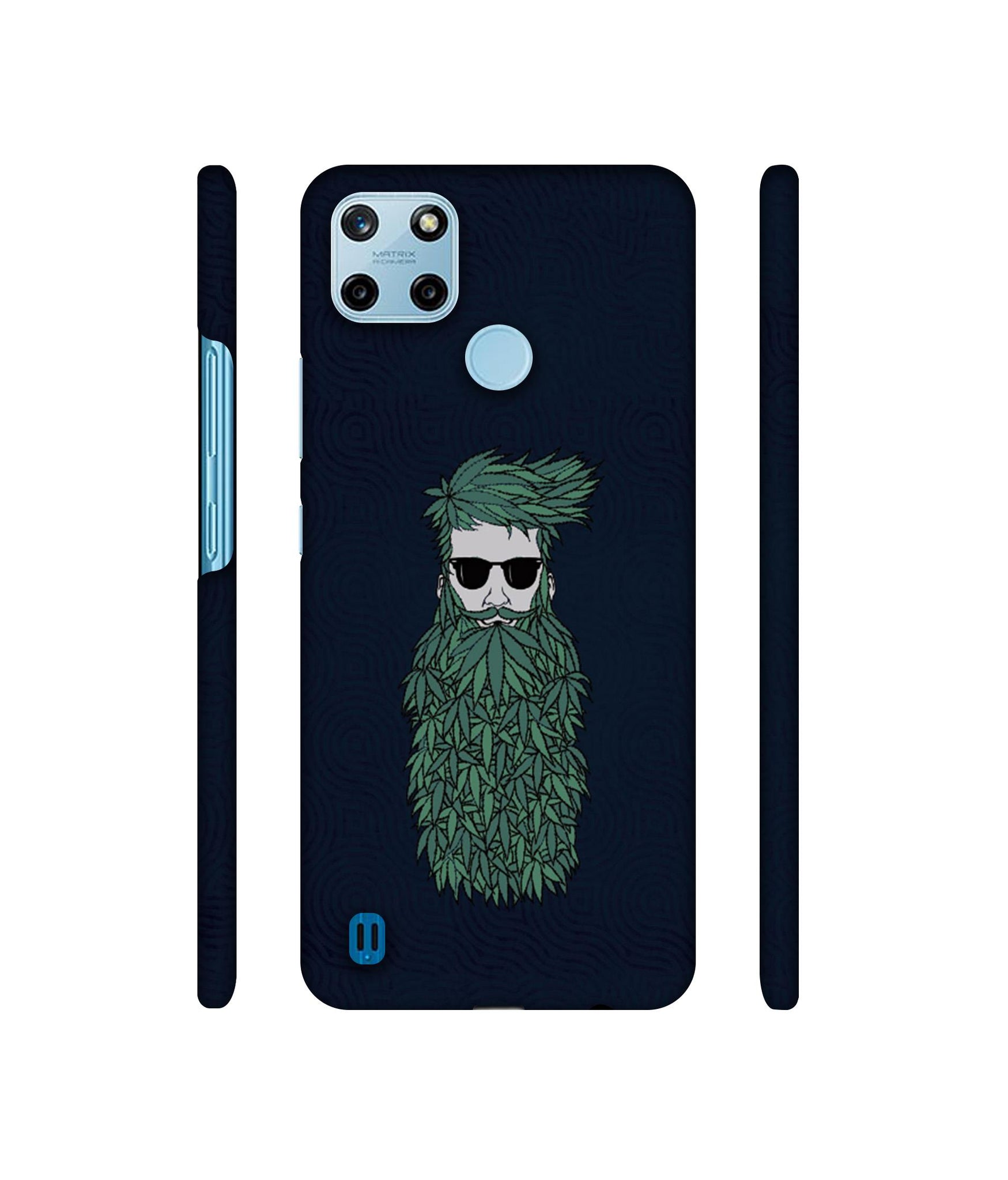 Beard Man Designer Hard Back Cover for Realme C25Y 4G