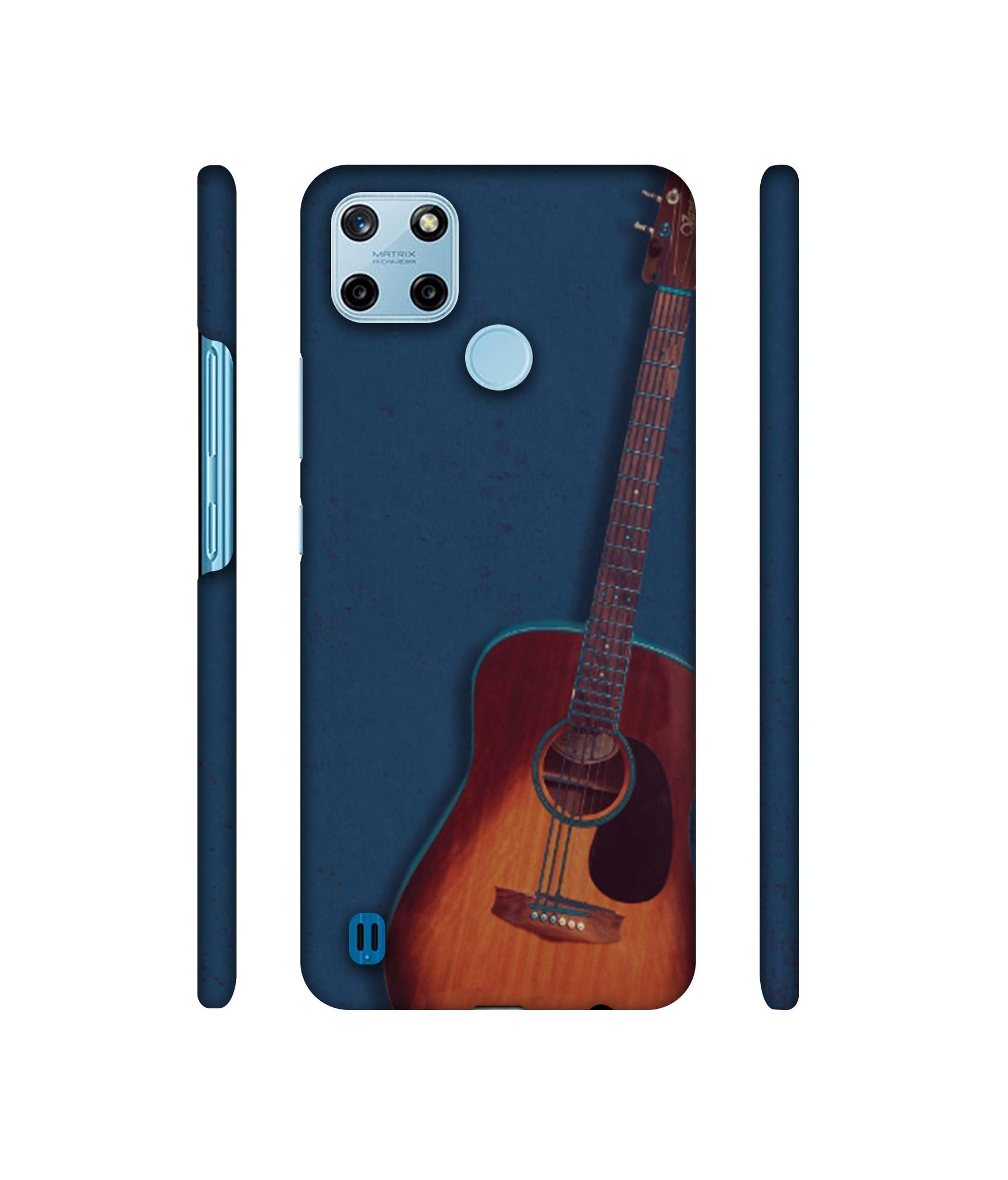 Guitar Designer Hard Back Cover for Realme C25Y 4G
