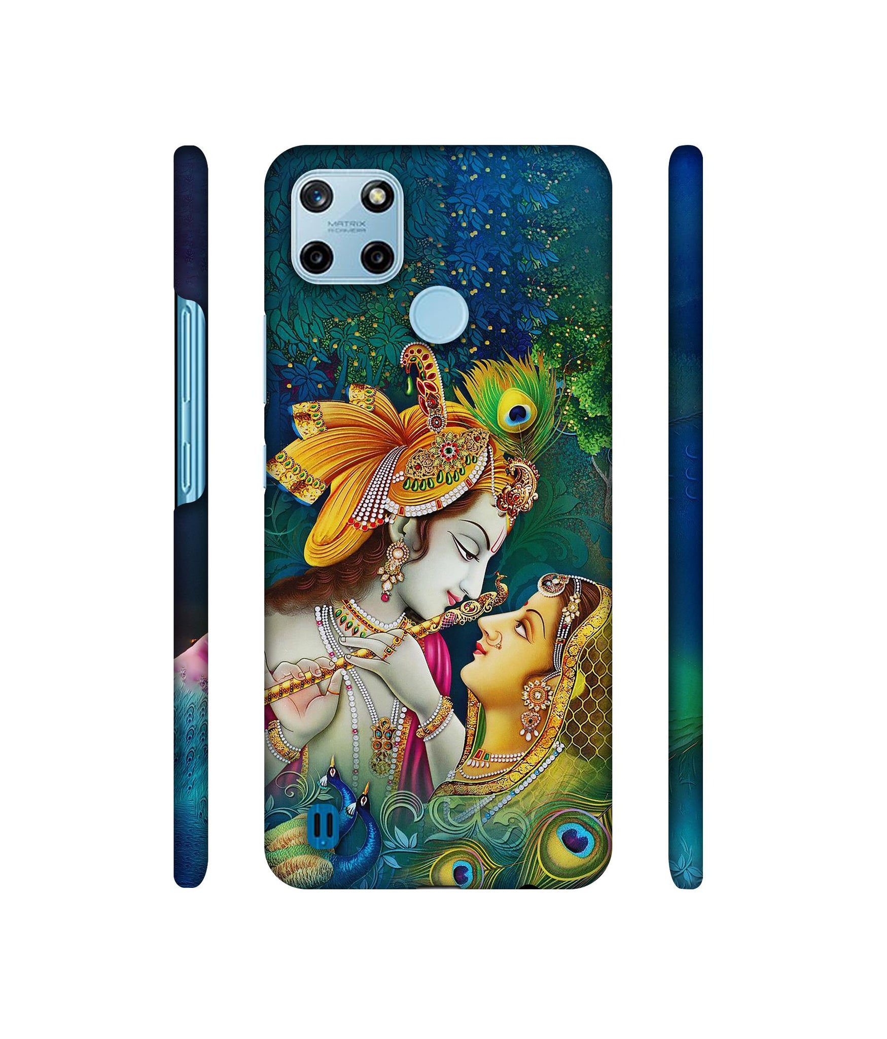 Radha Kishan Love Designer Hard Back Cover for Realme C25Y 4G