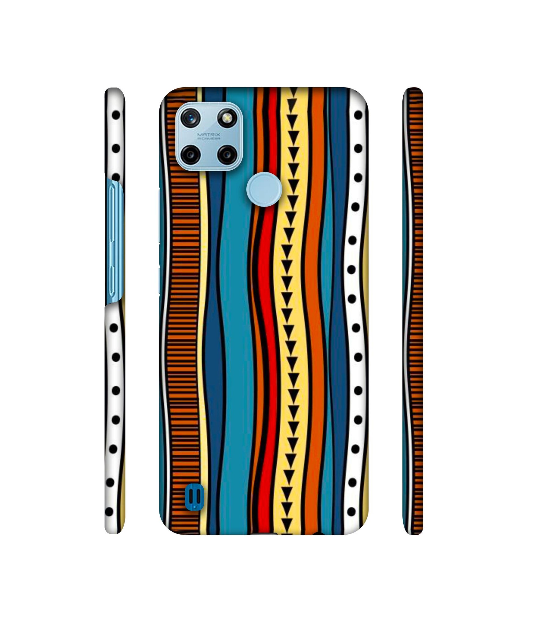 Rangoli Folk Art Designer Hard Back Cover for Realme C25Y 4G