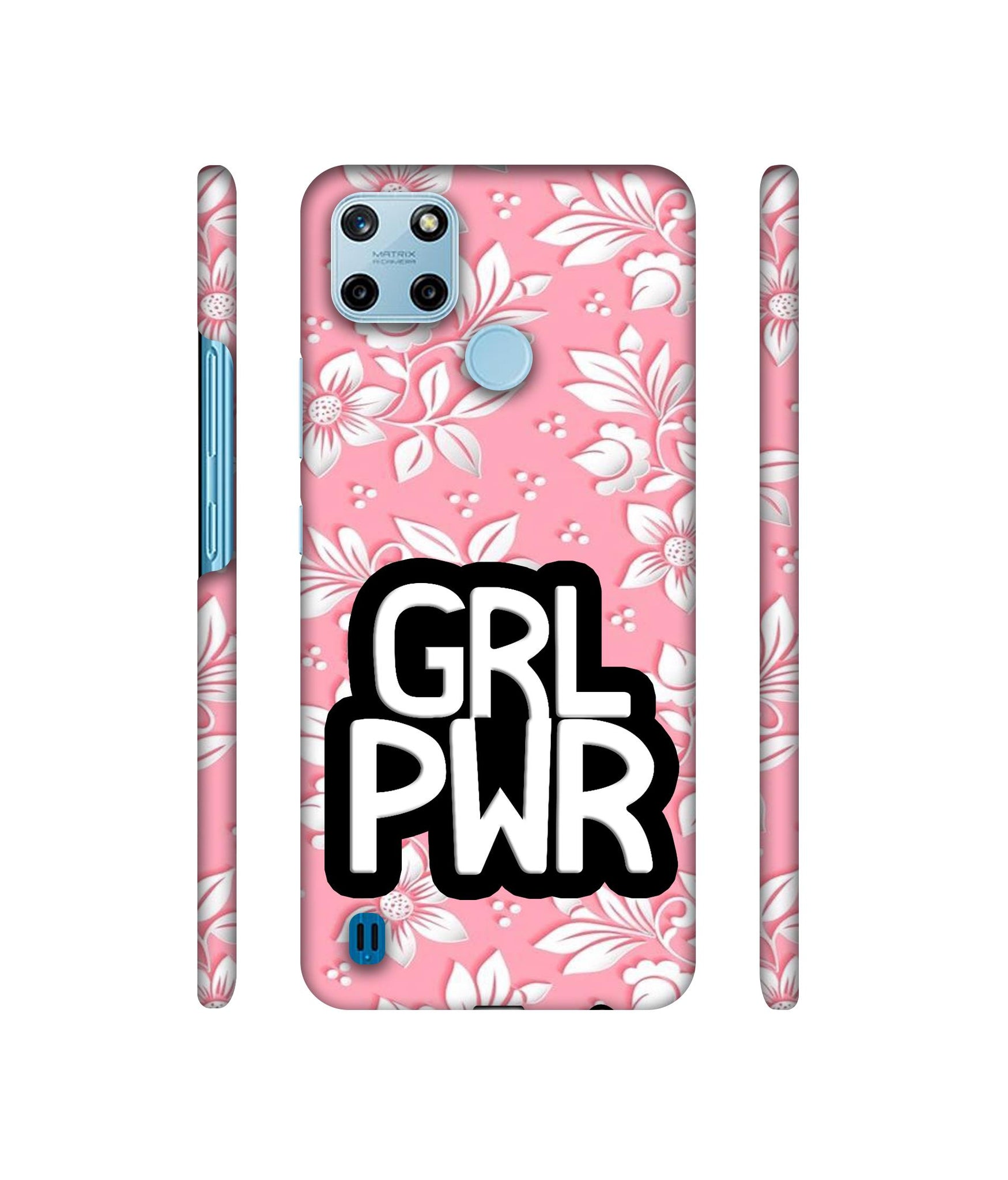 Girl Power Art Designer Hard Back Cover for Realme C25Y 4G