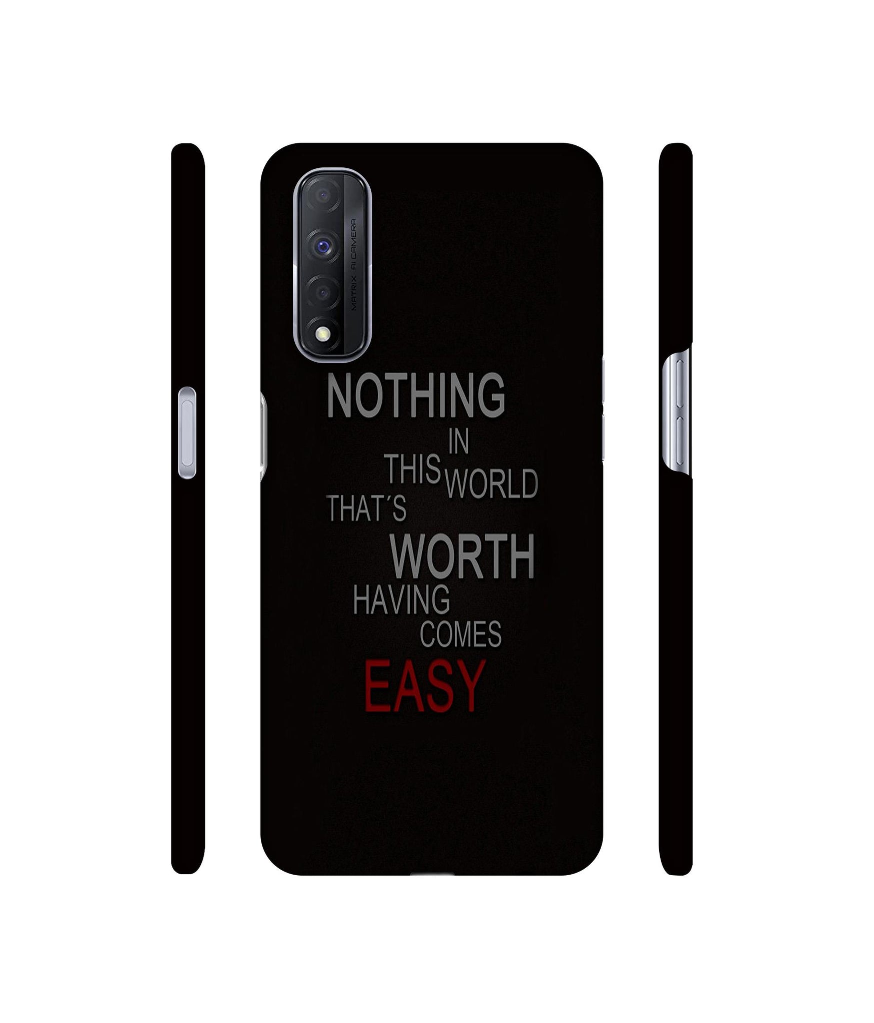 Life Quotes Designer Hard Back Cover for Realme Narzo 30 4G