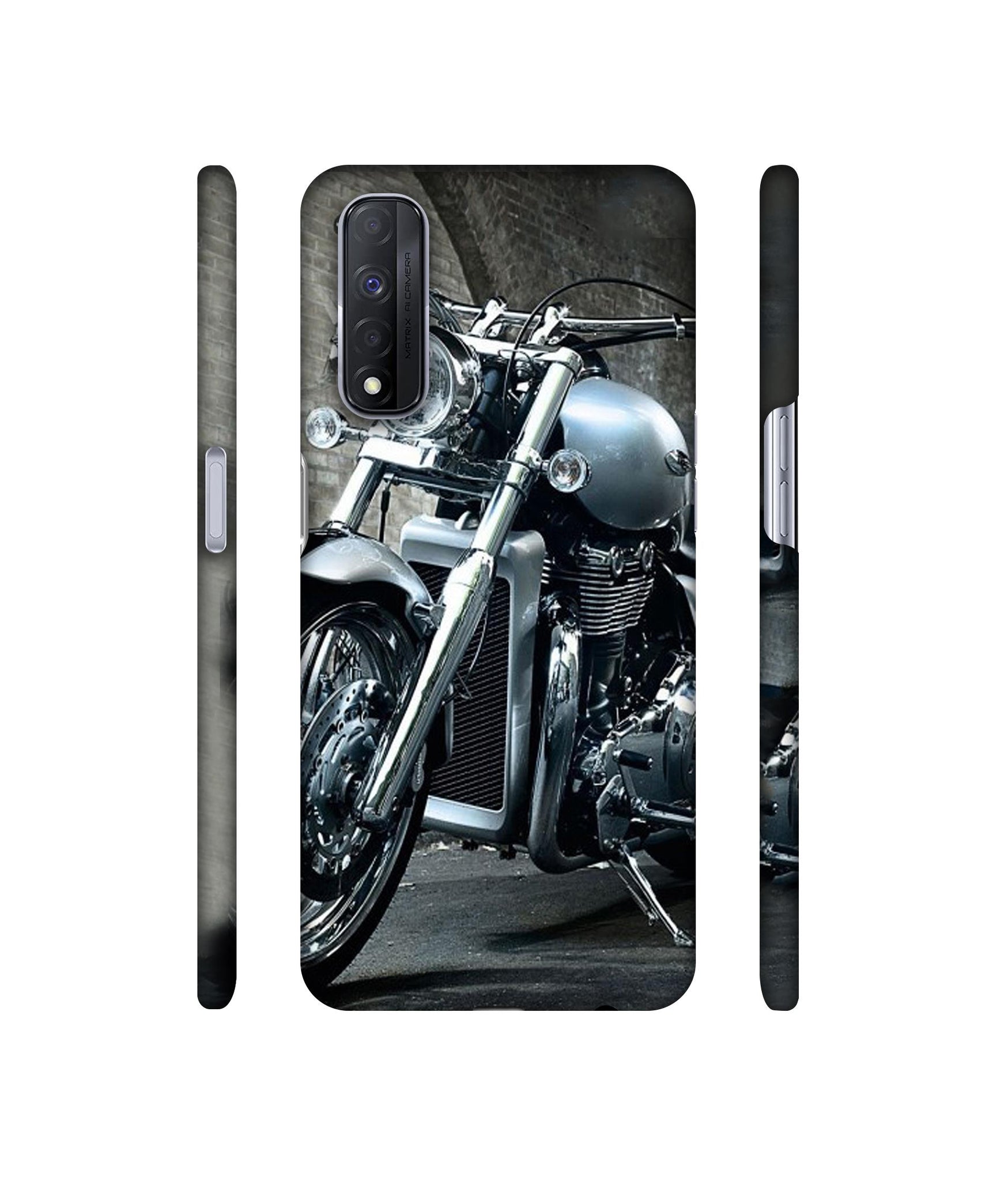 Motorcycle Designer Hard Back Cover for Realme Narzo 30 4G