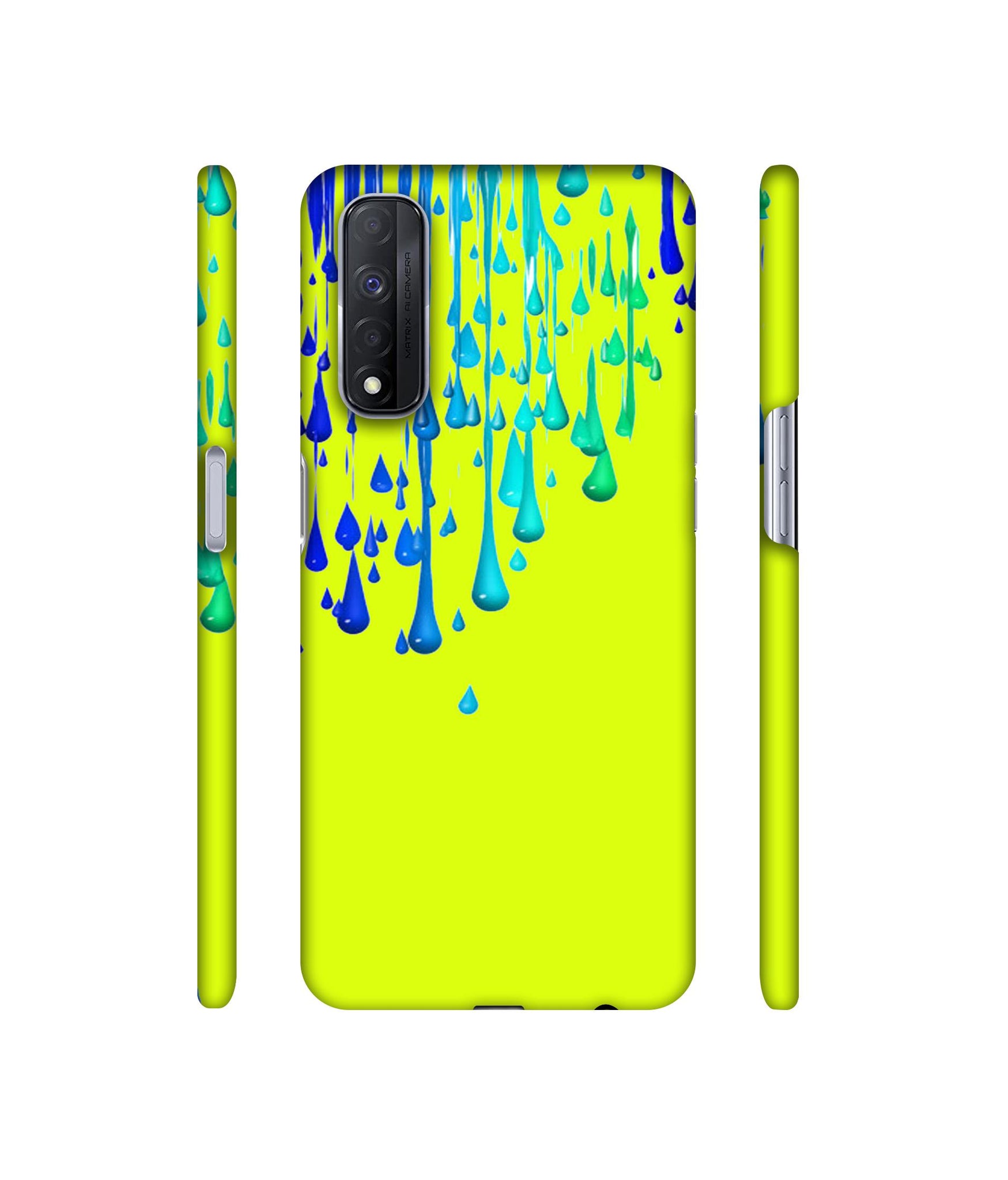 Neon Paint Designer Hard Back Cover for Realme Narzo 30 4G
