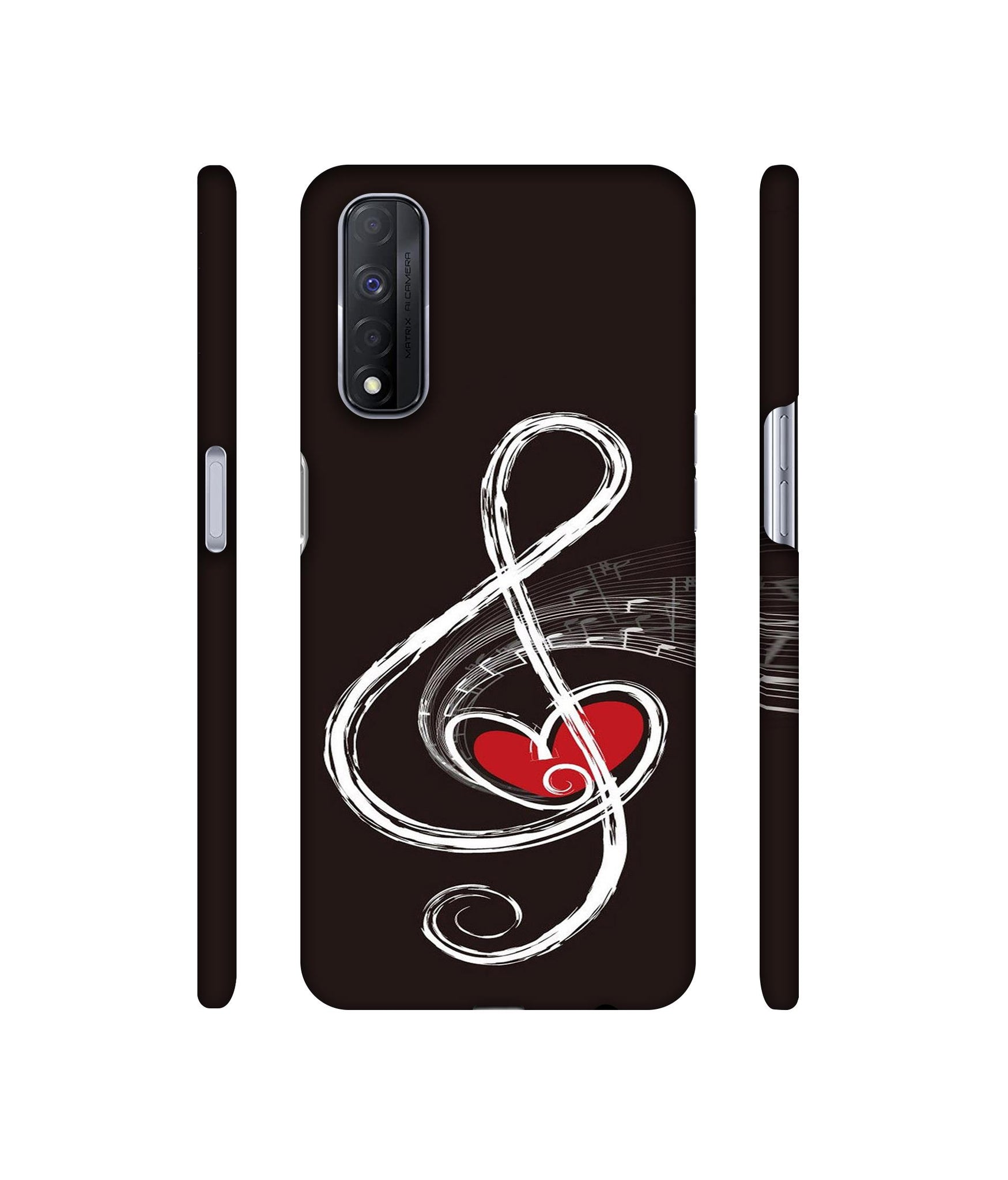 Love Note Music Designer Hard Back Cover for Realme Narzo 30 4G