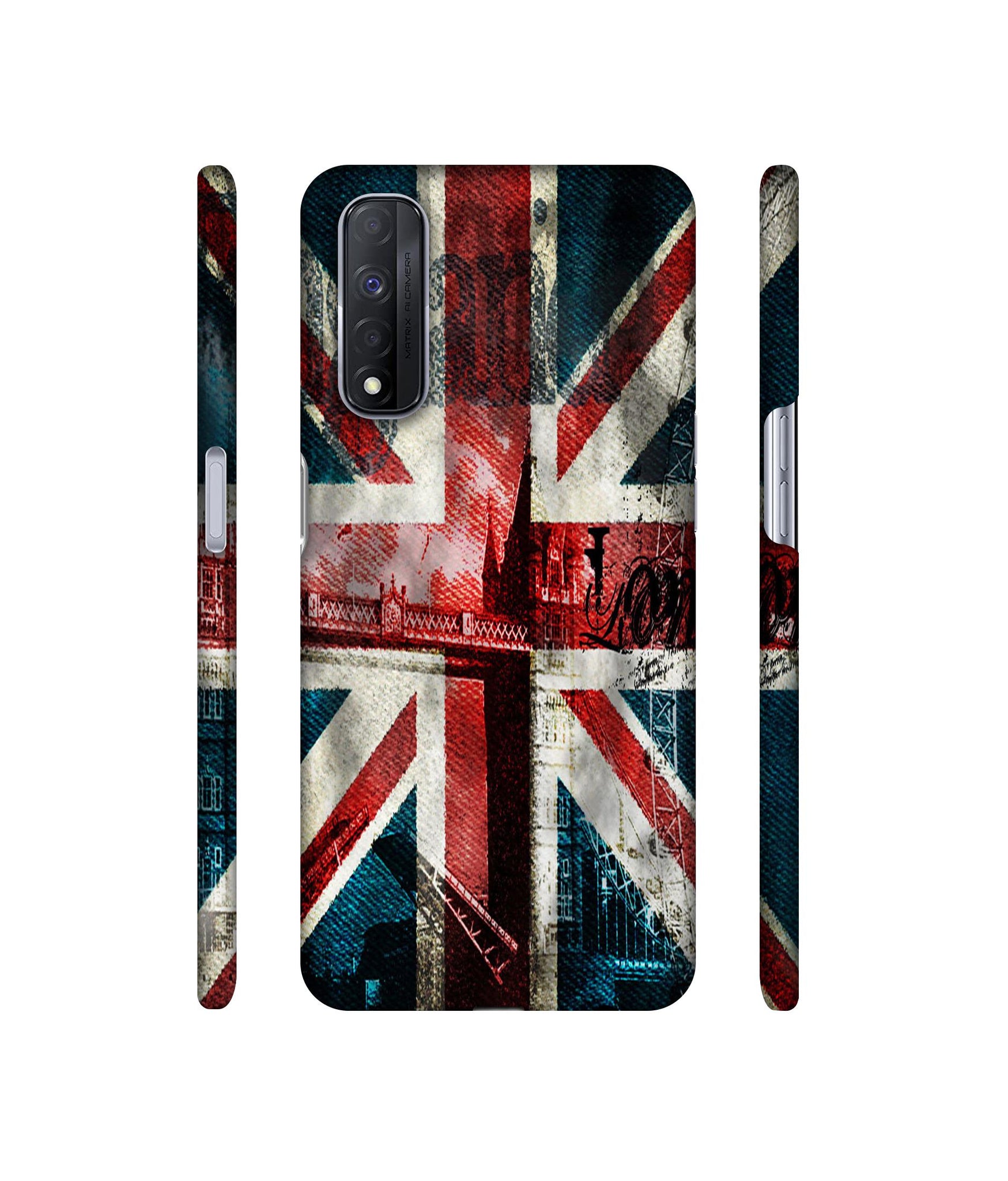 London Flag wallpaper Designer Hard Back Cover for Realme Narzo 30 4G