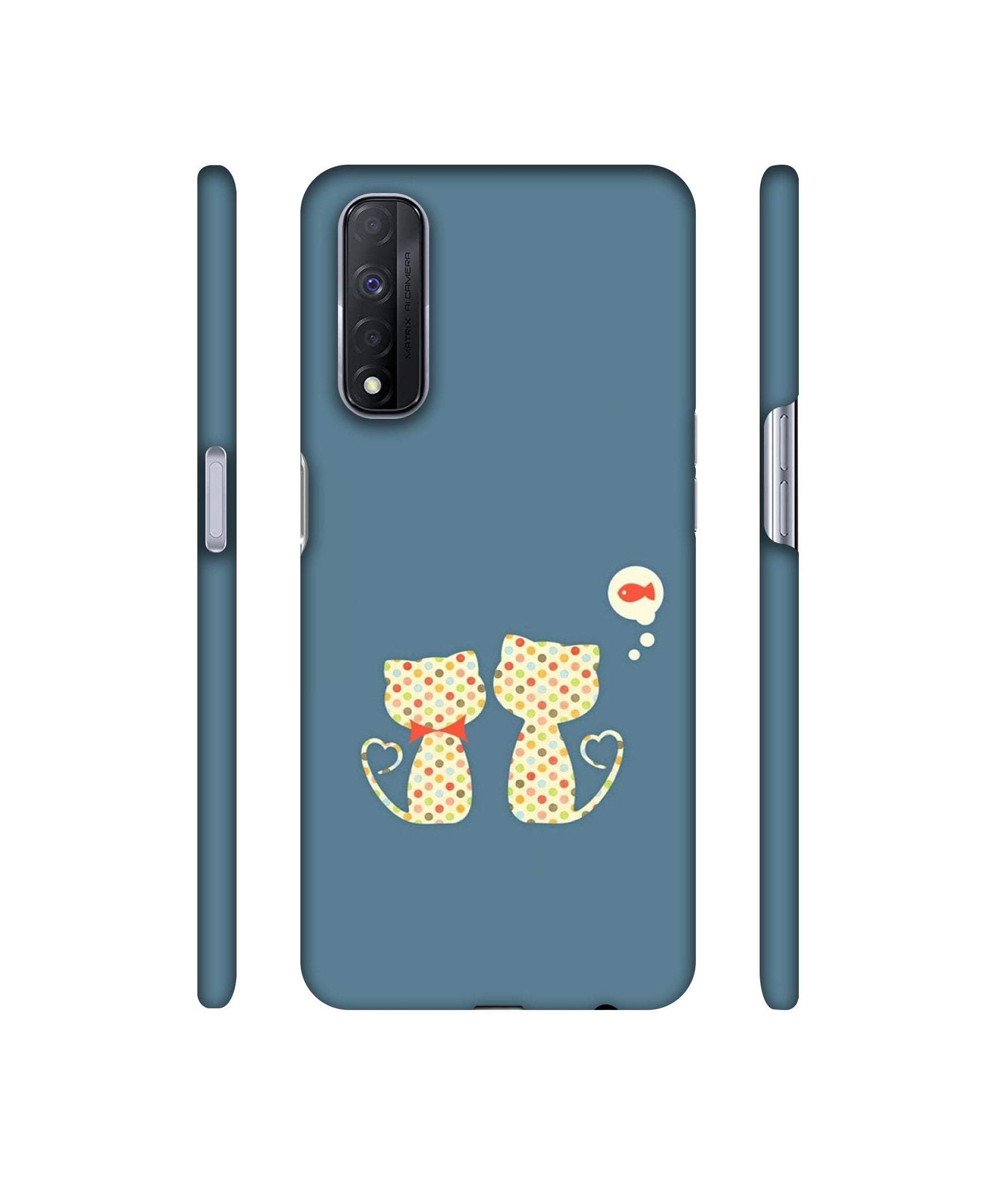 Fish On Mind Print Designer Hard Back Cover for Realme Narzo 30 4G