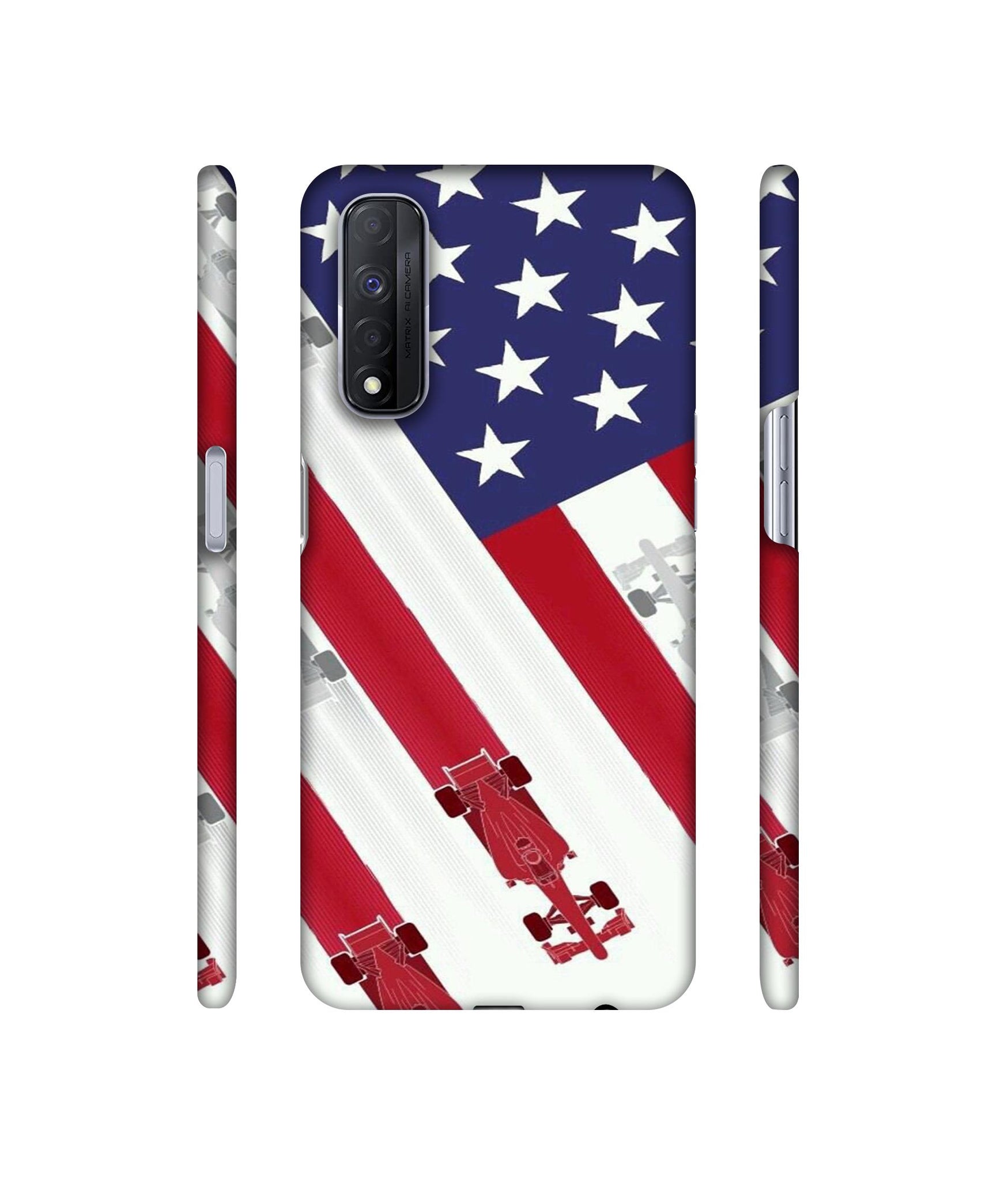 Ferrari On the Zoom Print Designer Hard Back Cover for Realme Narzo 30 4G