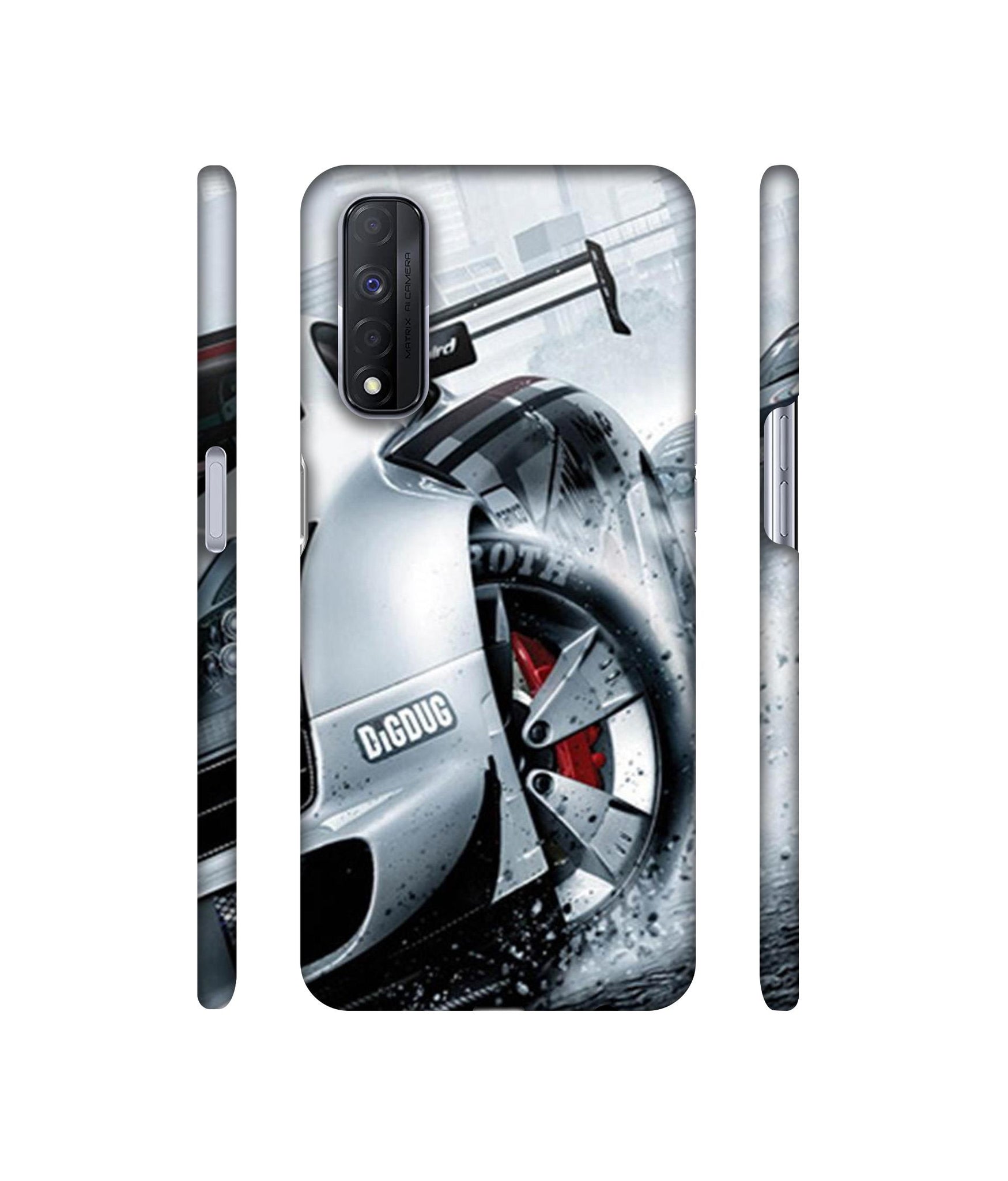Drift Sport Print Designer Hard Back Cover for Realme Narzo 30 4G
