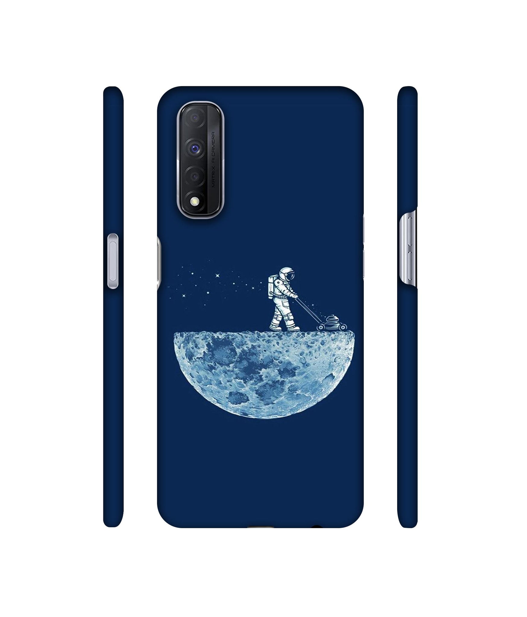 Moon Walk Designer Hard Back Cover for Realme Narzo 30 4G