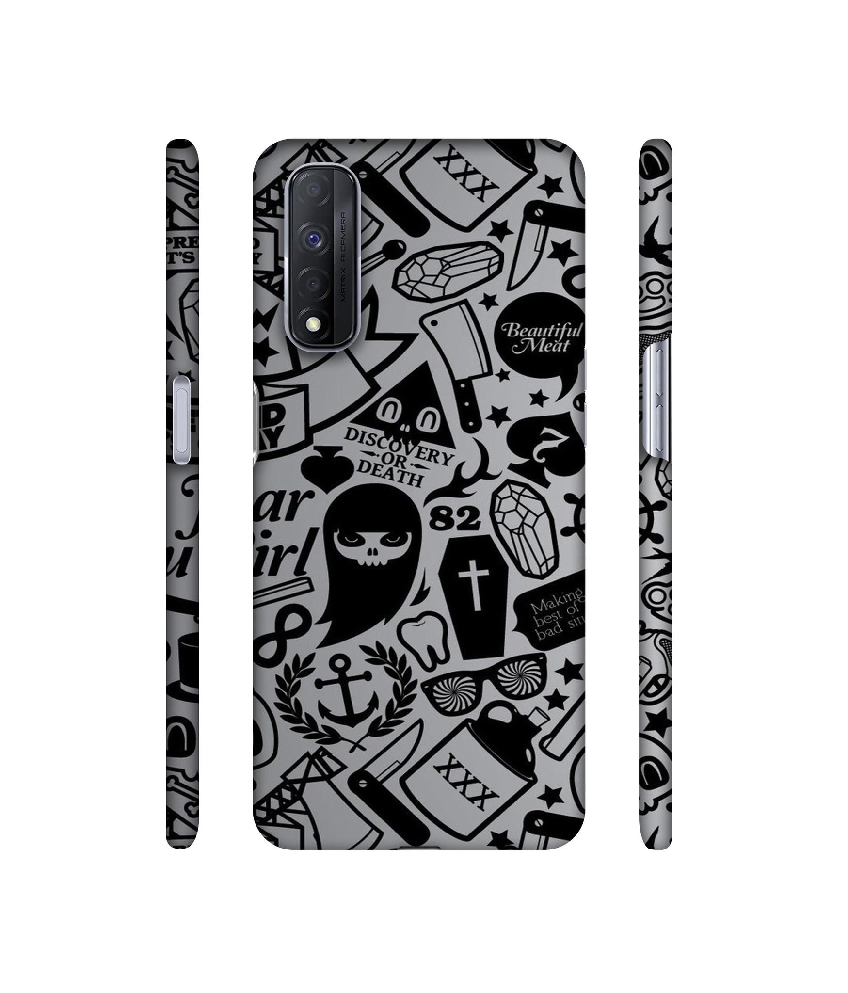 Discover Or Death Designer Hard Back Cover for Realme Narzo 30 4G
