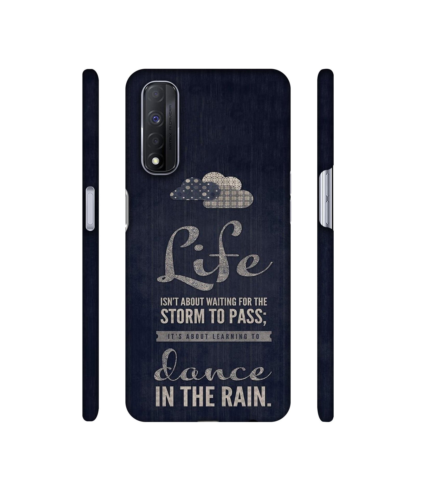 Life in The Rain Designer Hard Back Cover for Realme Narzo 30 4G