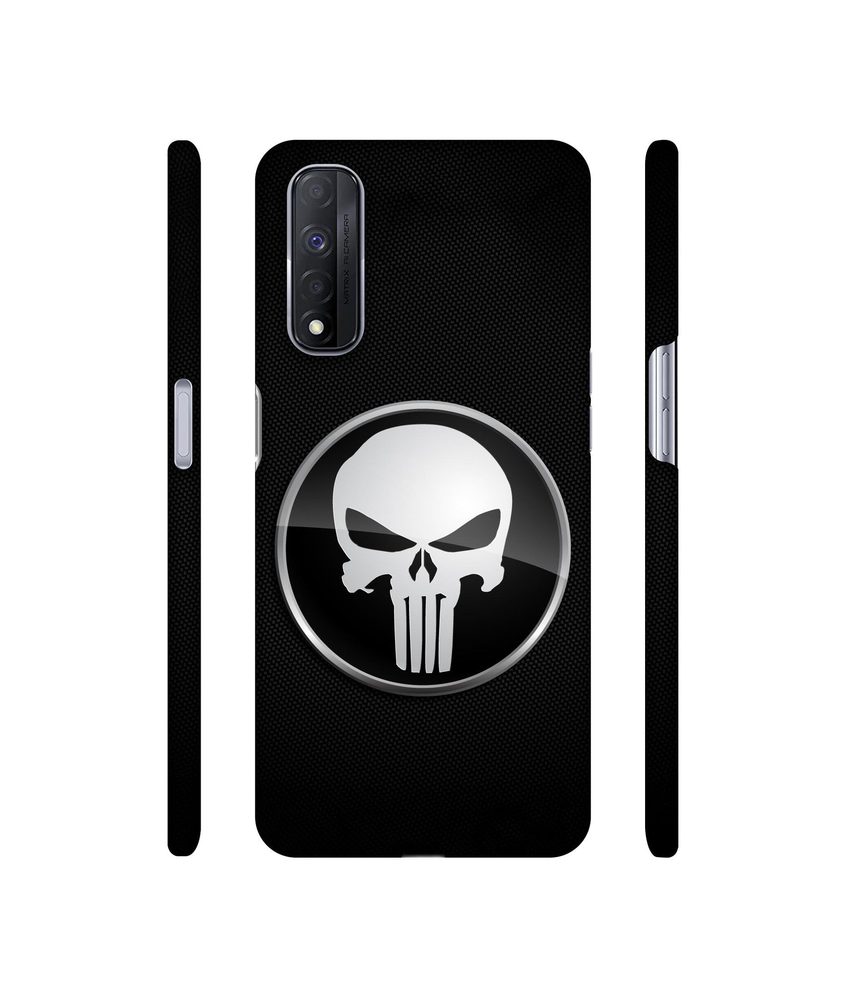 Skull Pattern Designer Hard Back Cover for Realme Narzo 30 4G