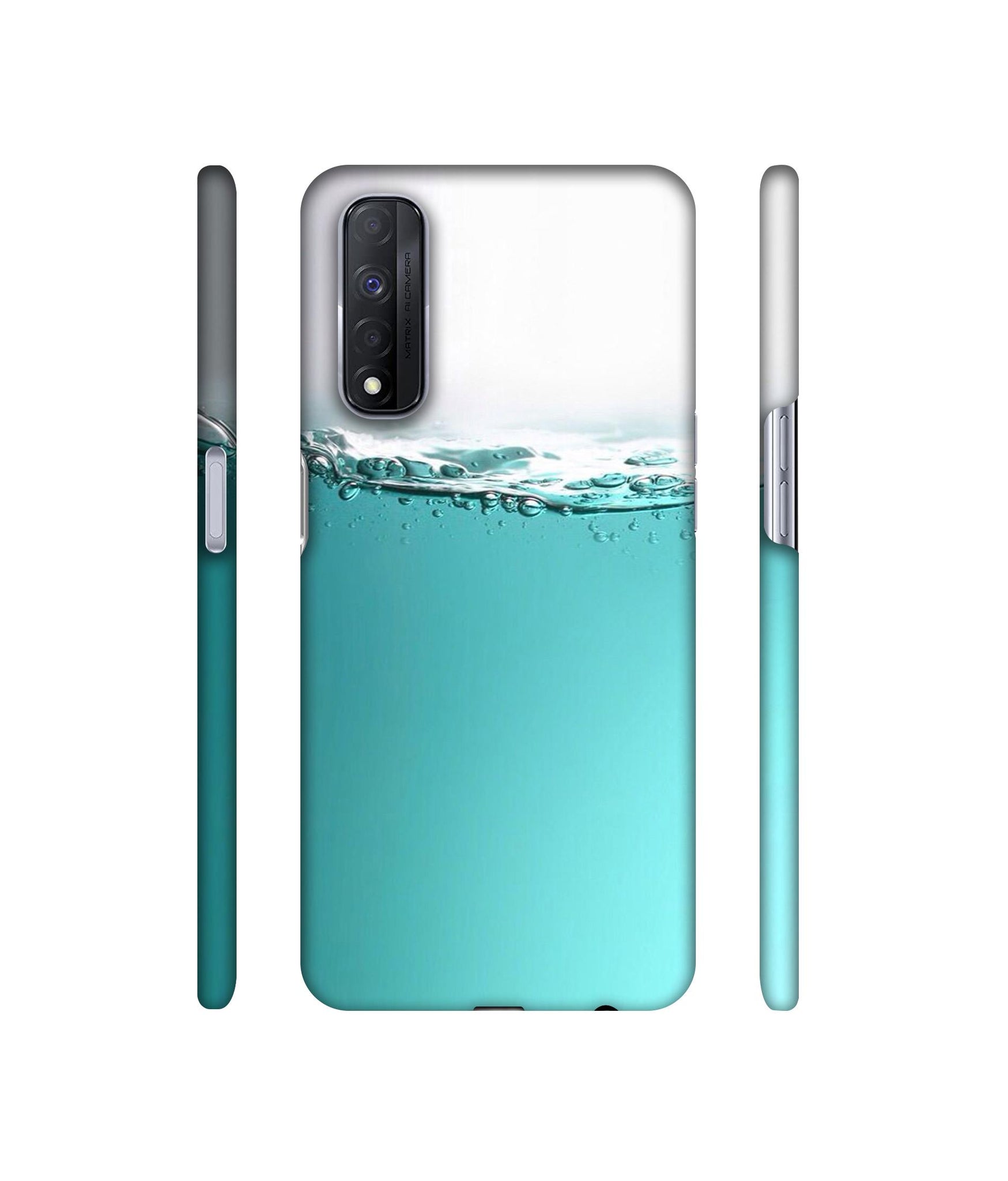 Half Fill Designer Hard Back Cover for Realme Narzo 30 4G