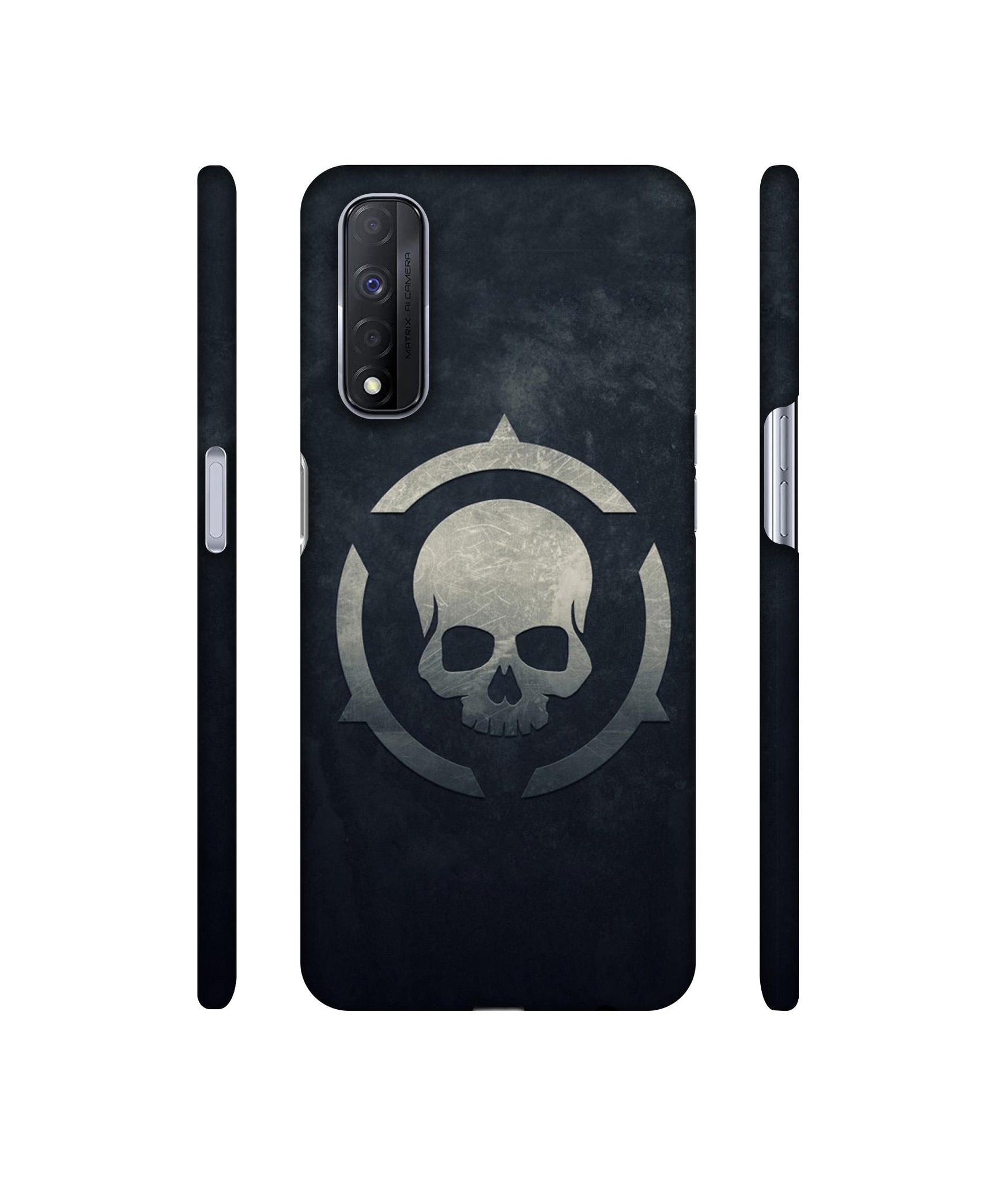 Skull Pattern Print Designer Hard Back Cover for Realme Narzo 30 4G