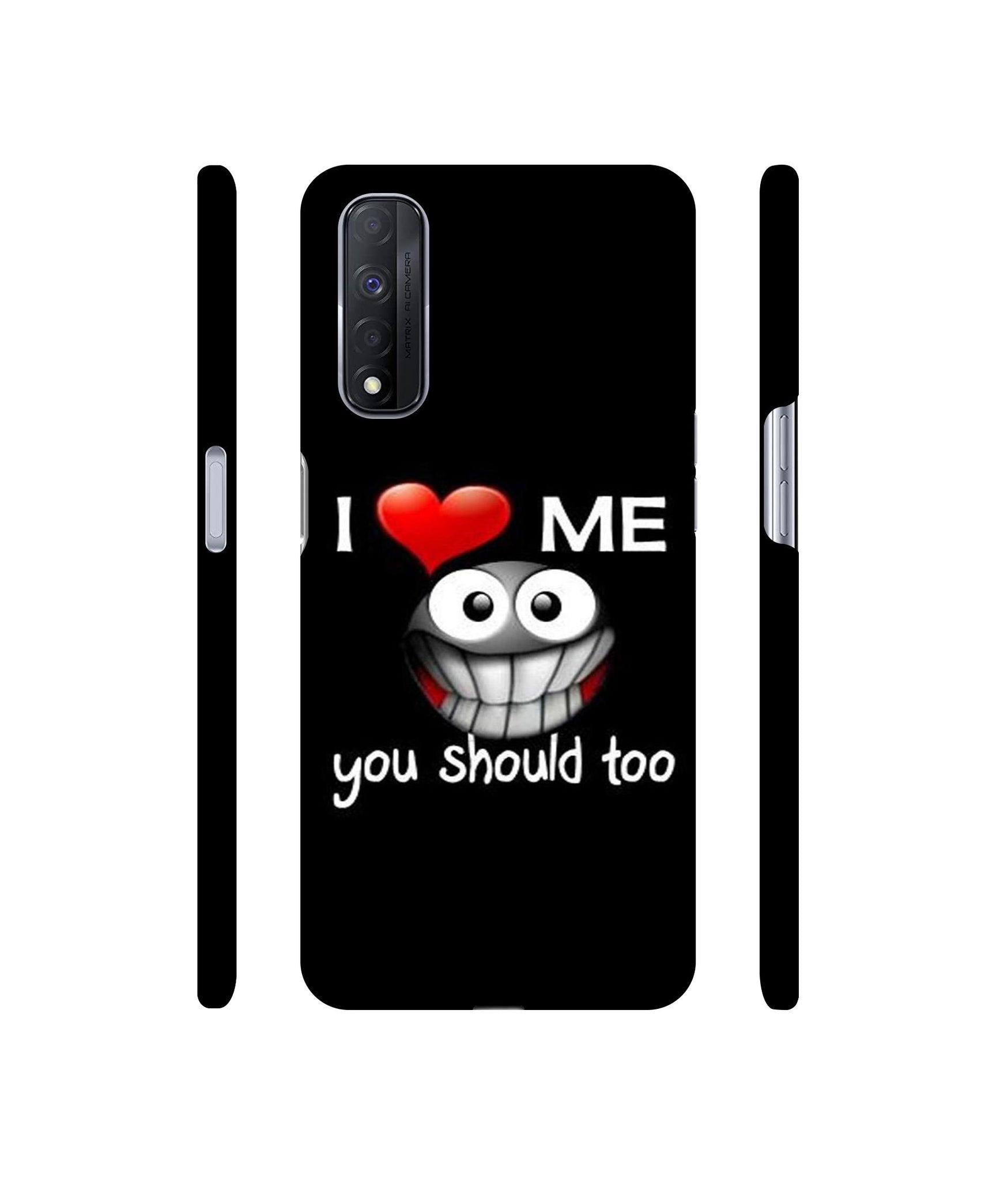 I Love Me Quotes Designer Hard Back Cover for Realme Narzo 30 4G