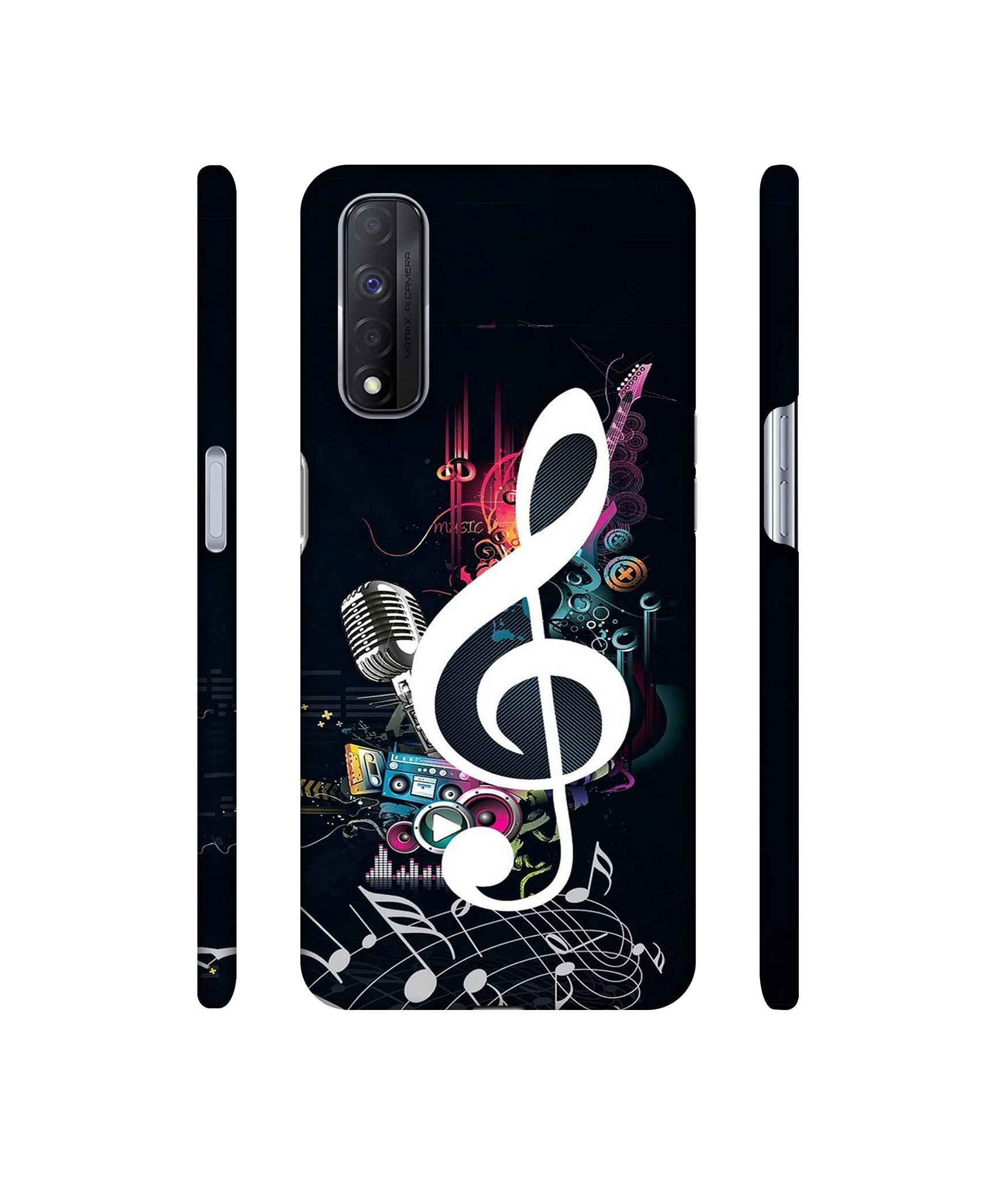 Mike and Music Designer Hard Back Cover for Realme Narzo 30 4G