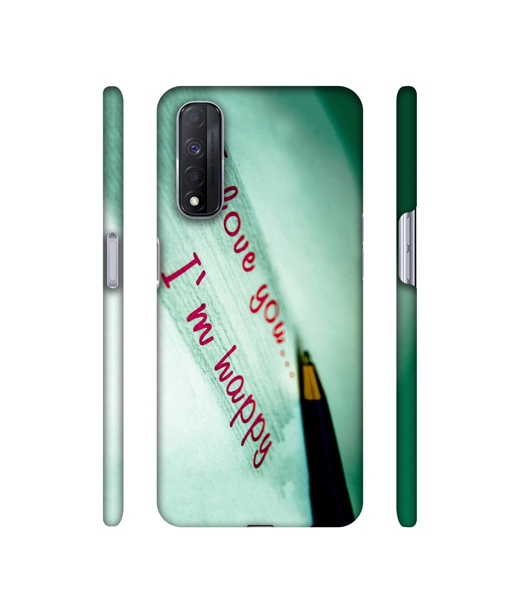 Love Quote Designer Hard Back Cover for Realme Narzo 30 4G