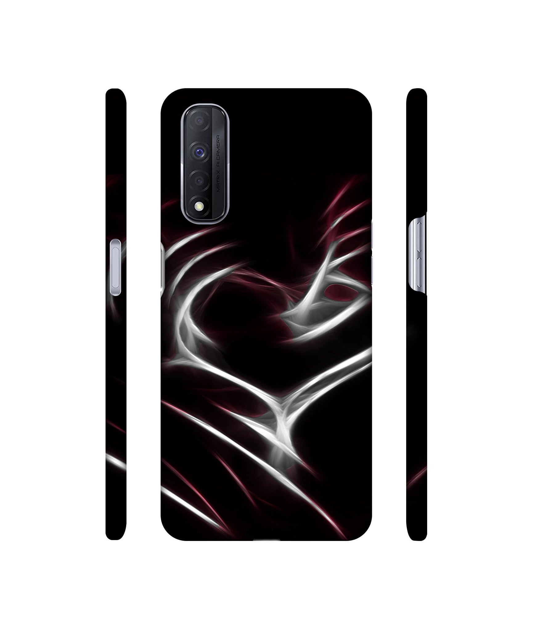 Heart Line Designer Hard Back Cover for Realme Narzo 30 4G