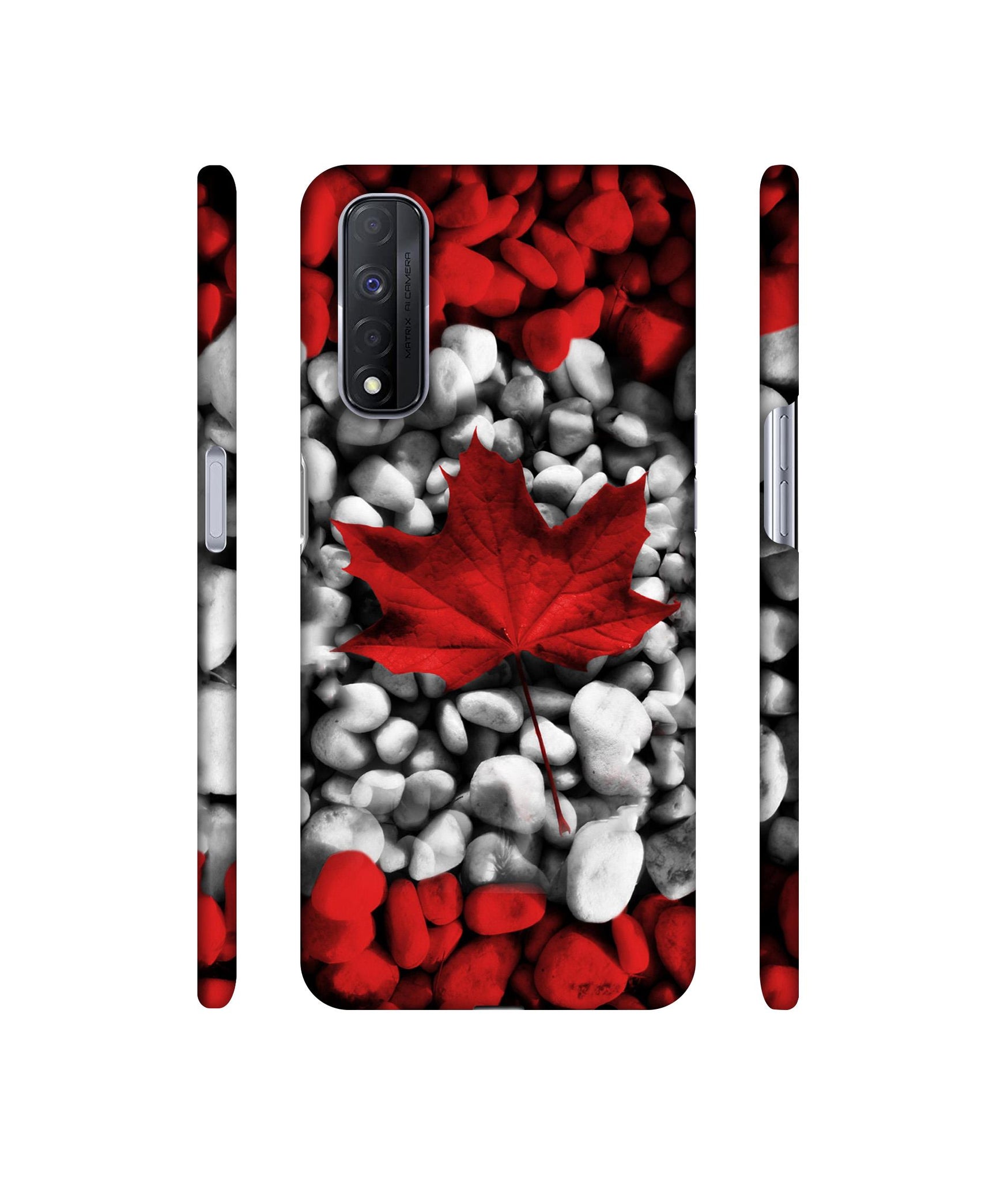 Canada Leaves Flag Designer Hard Back Cover for Realme Narzo 30 4G